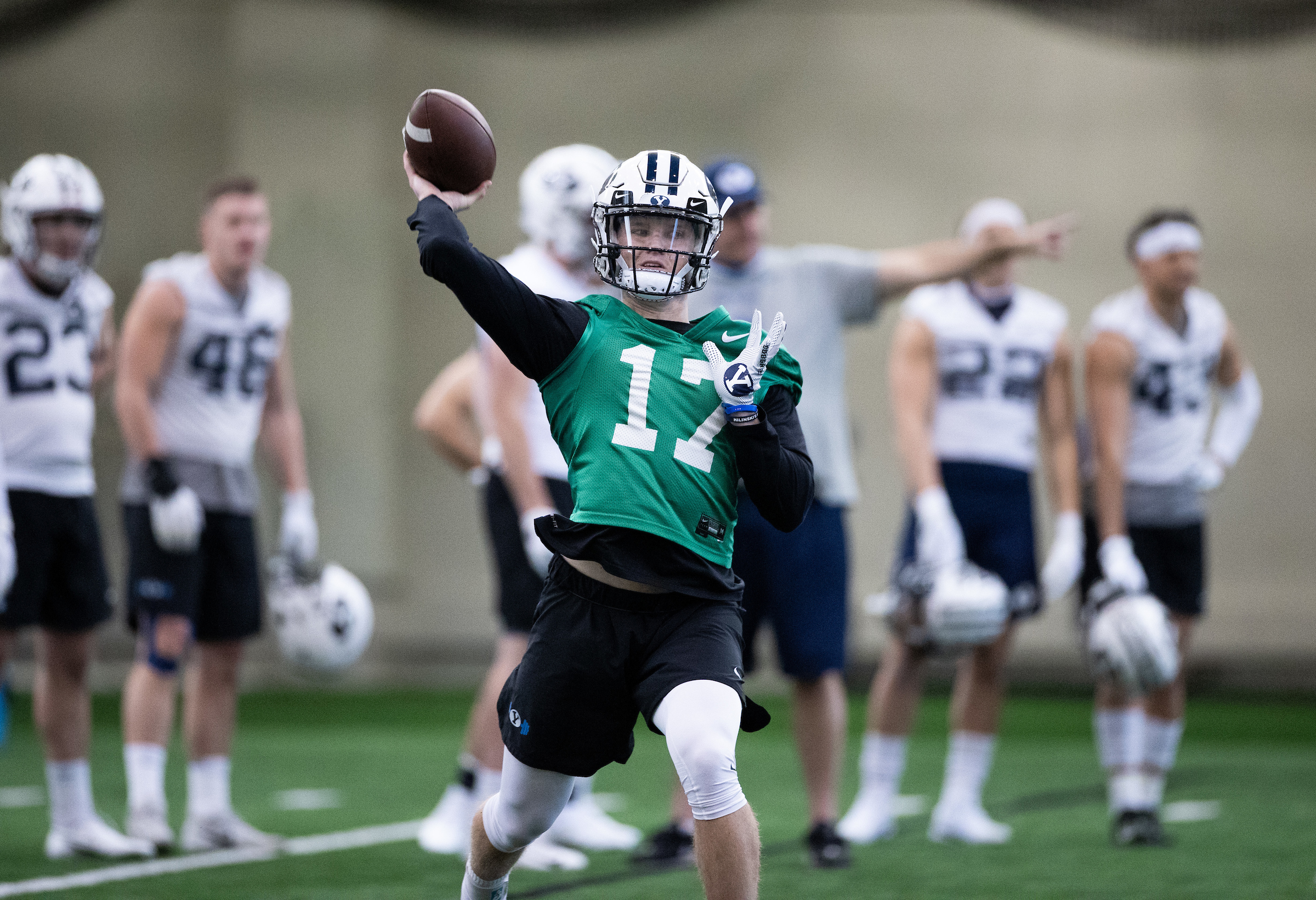 Jacob Conover spring practice