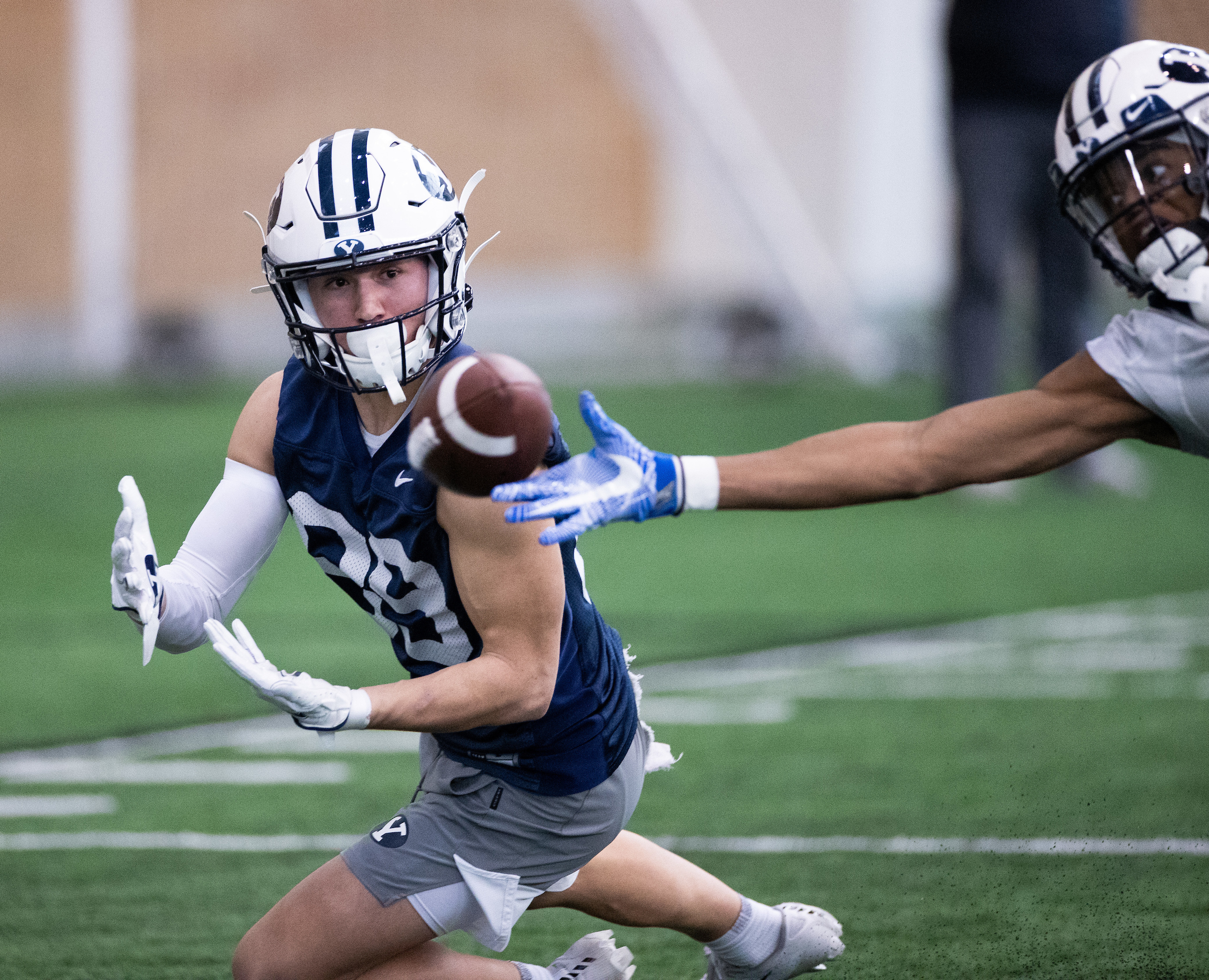 Kade Moore spring practice