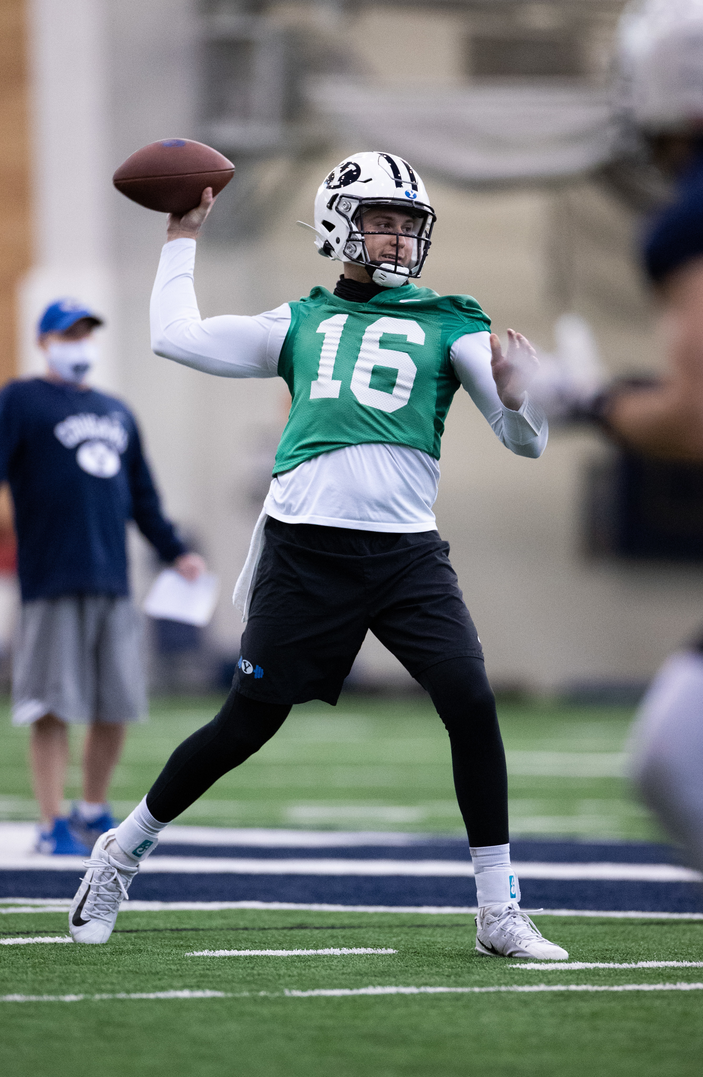 Baylor Romney spring practice