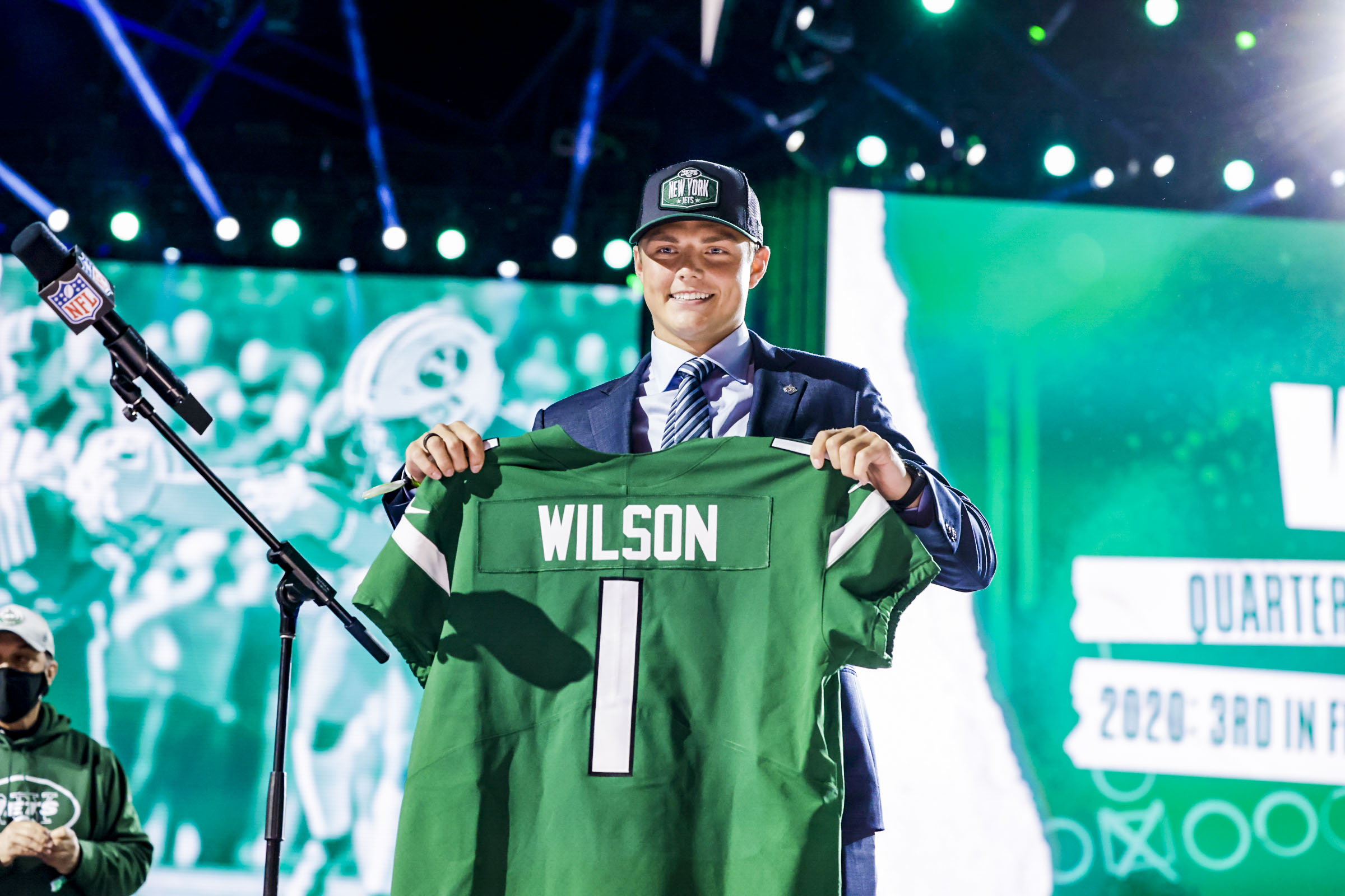 Zach Wilson at the 2021 NFL Draft