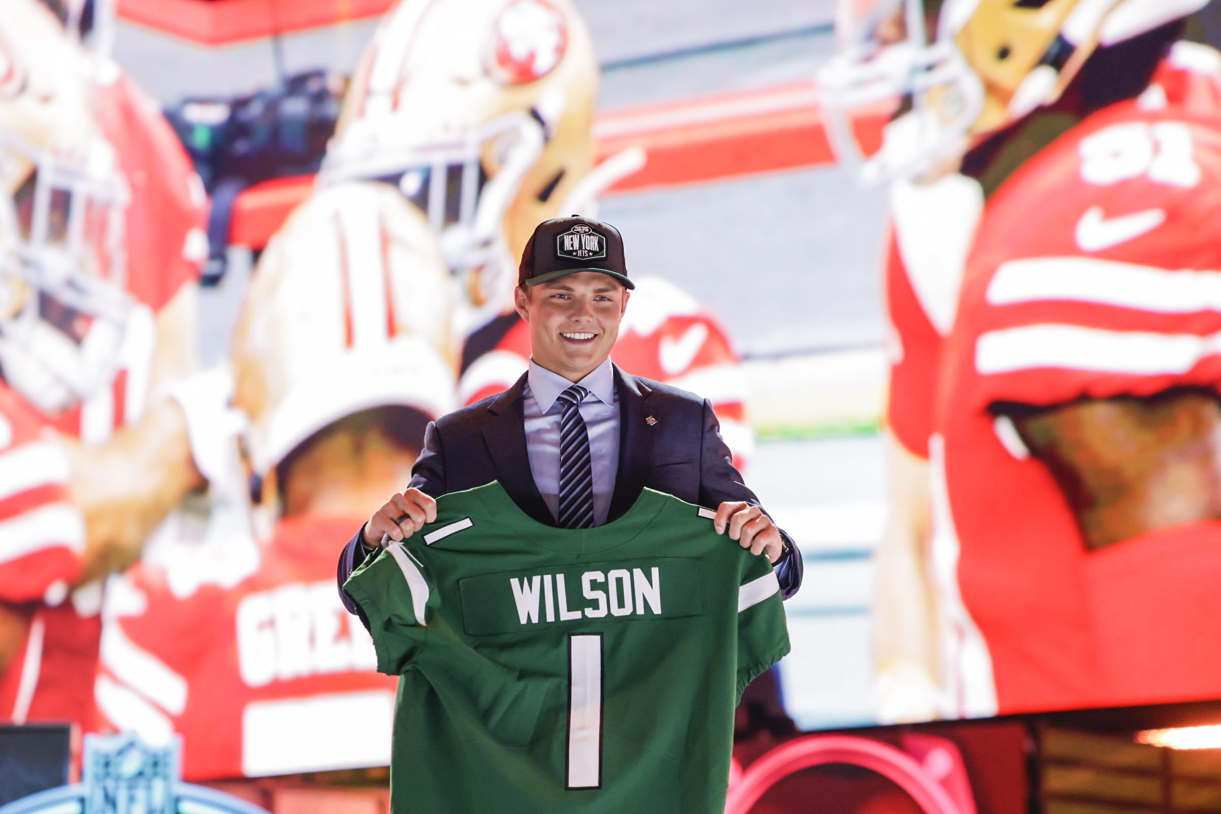 Zach Wilson at the 2021 NFL Draft