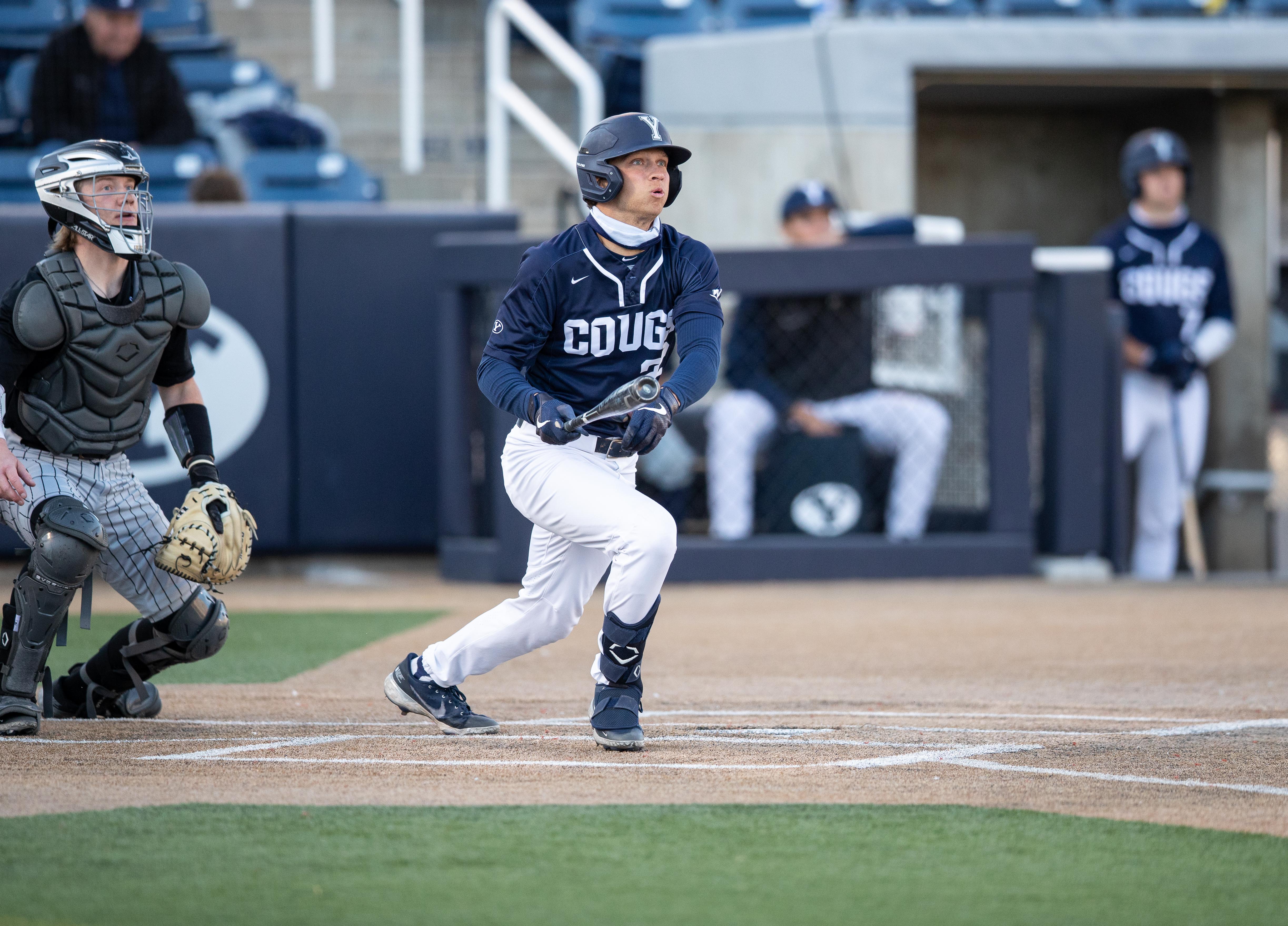 Cole Gambill 2021 mBSB home run swing