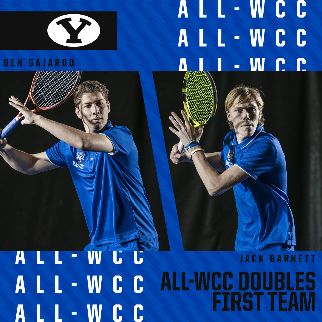 Jack Barnett & Ben Gajardo All-WCC First Team Doubles