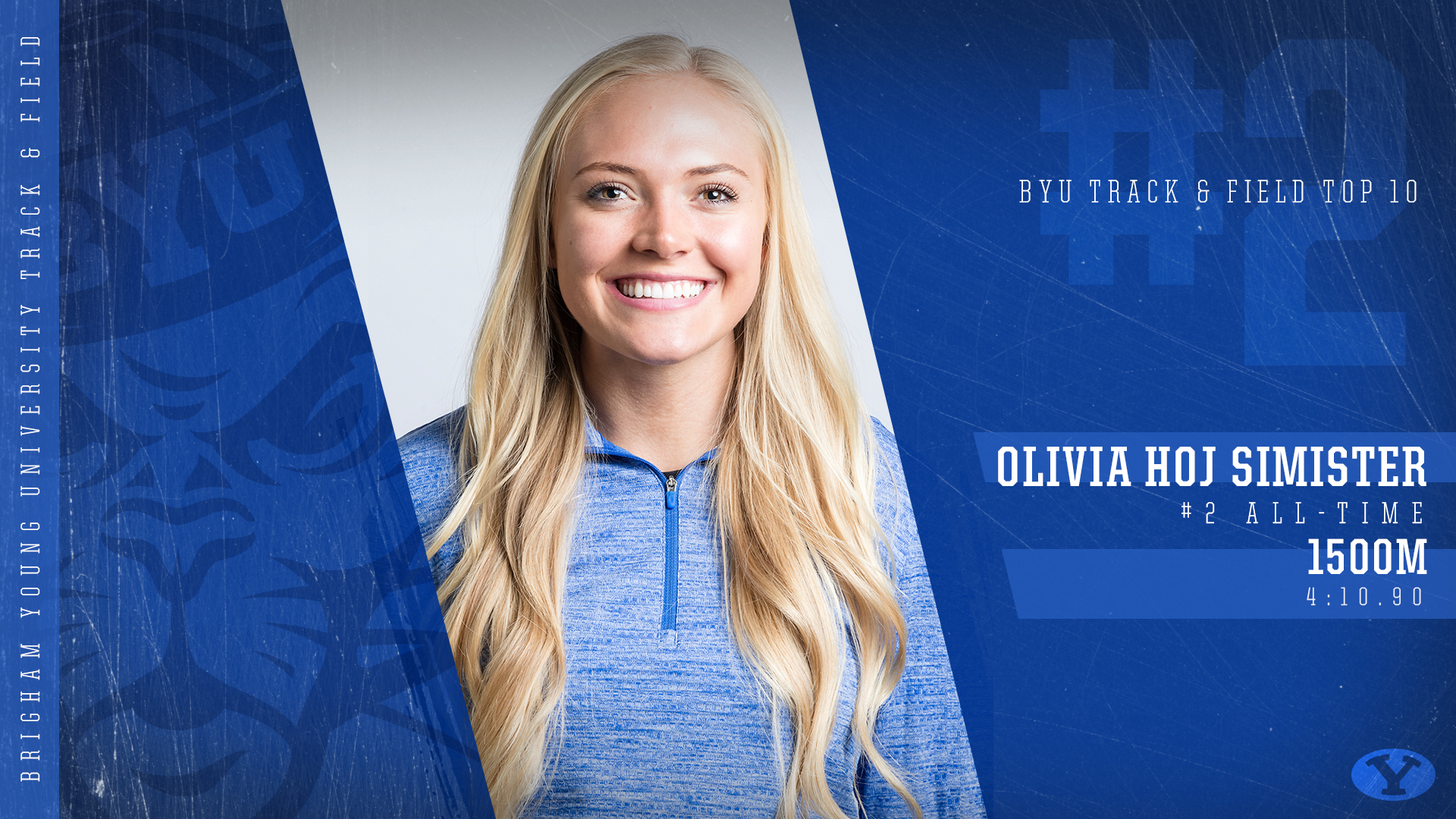 Olivia Hoj Simister - BYU Top 10 Graphic