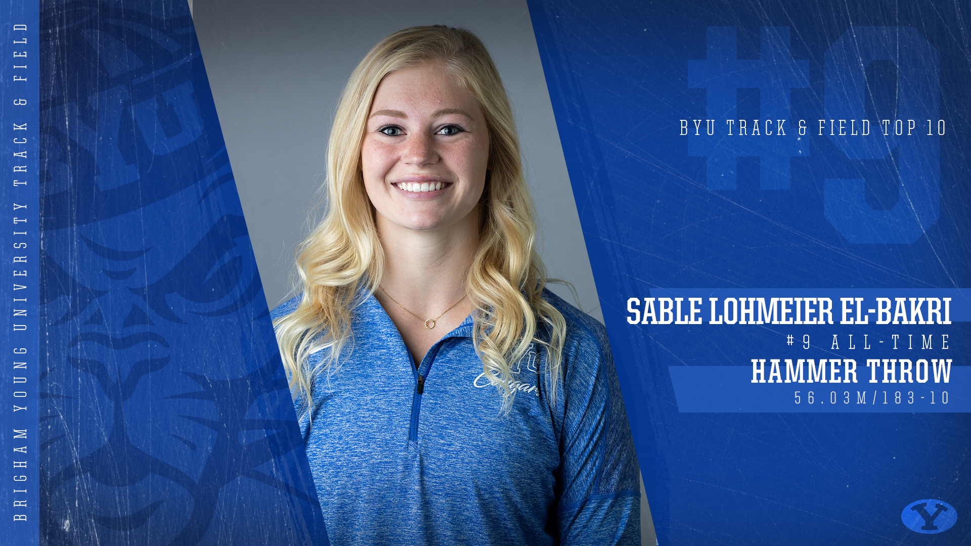 Sable Lohmeier El-Bakri - BYU Top 10 graphic