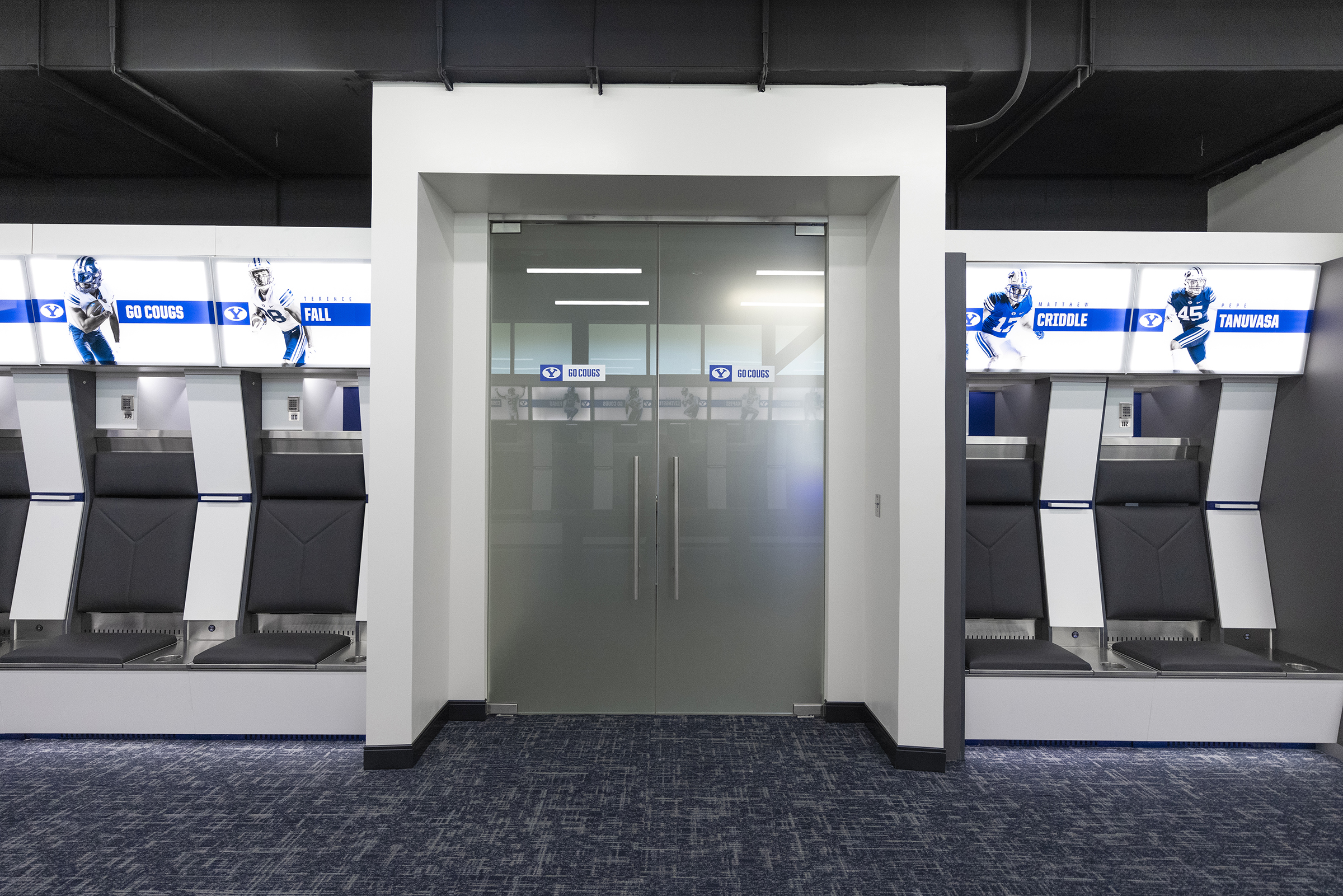 BYU football locker room revealed