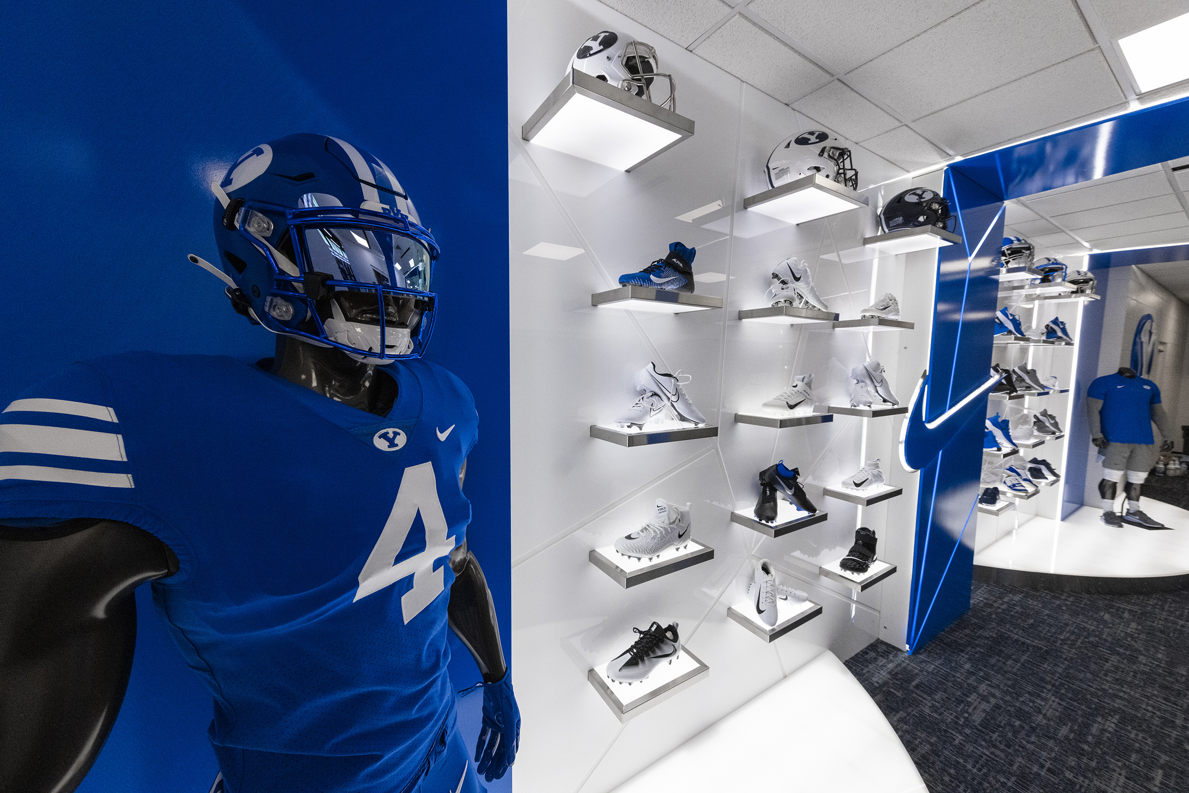 BYU football locker room revealed