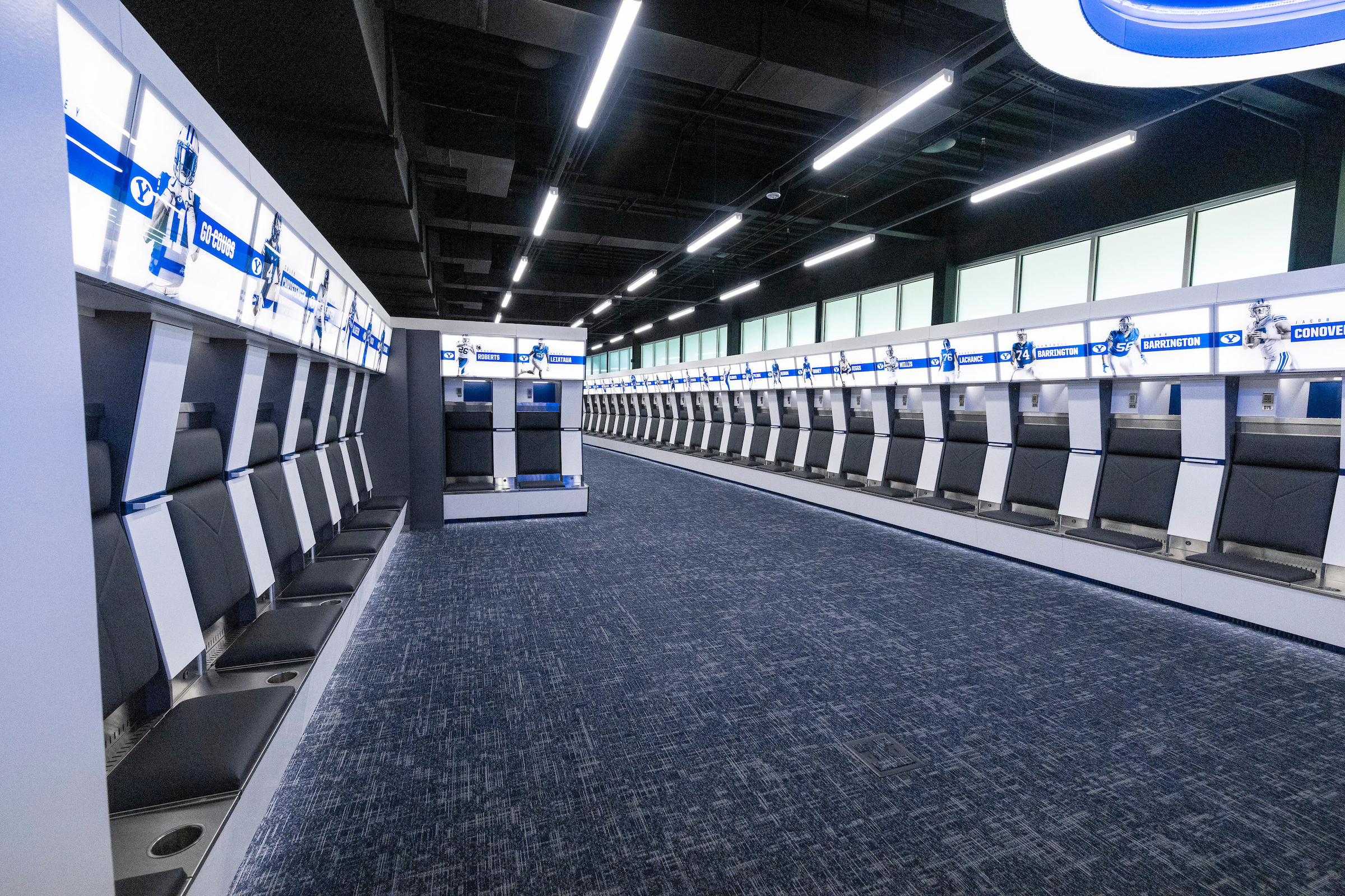 BYU football locker room revealed