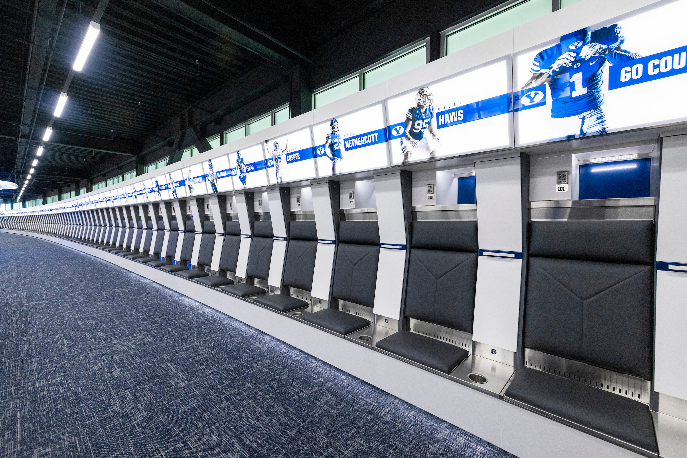 BYU football locker room revealed