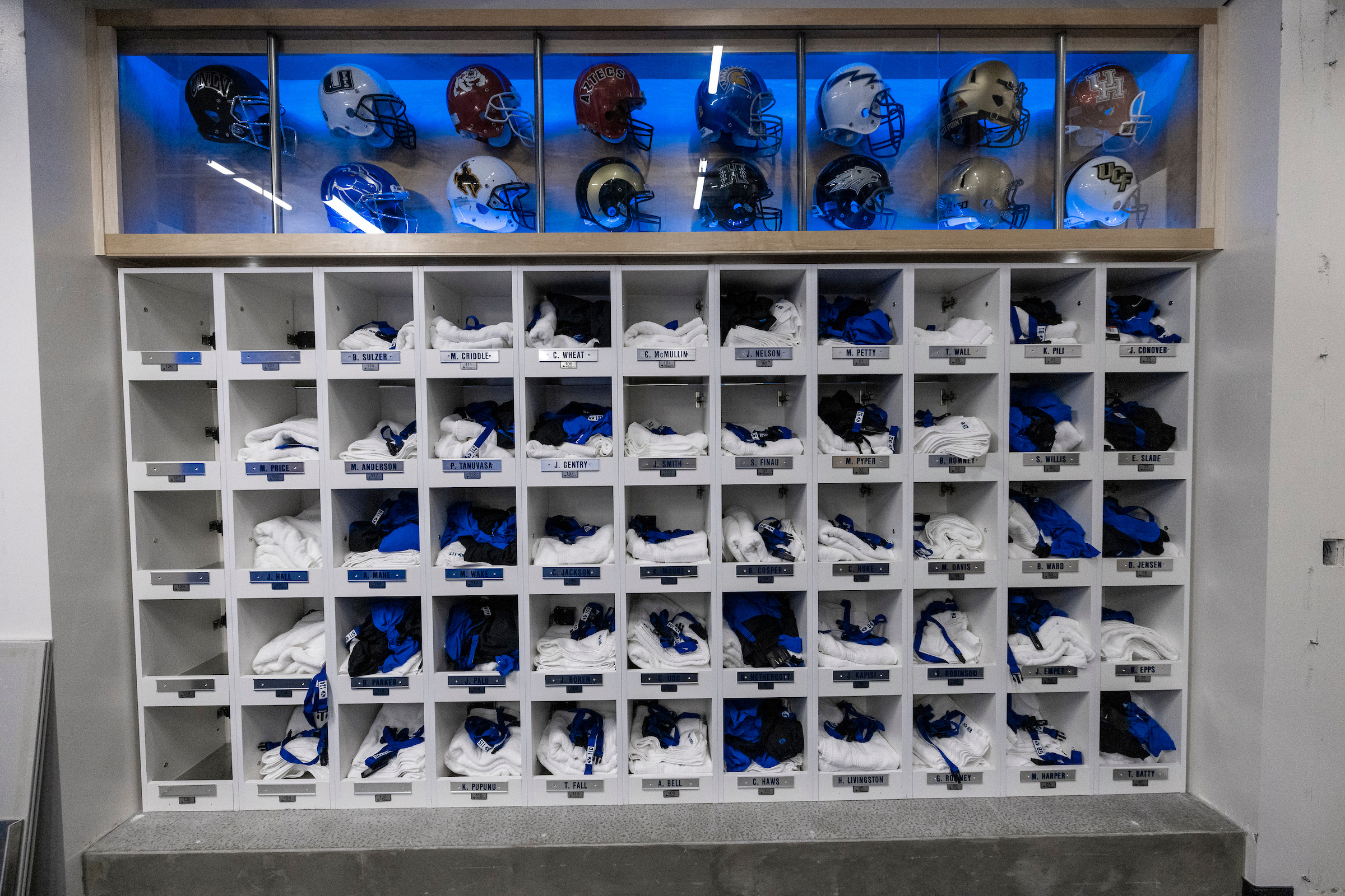 BYU football locker room revealed