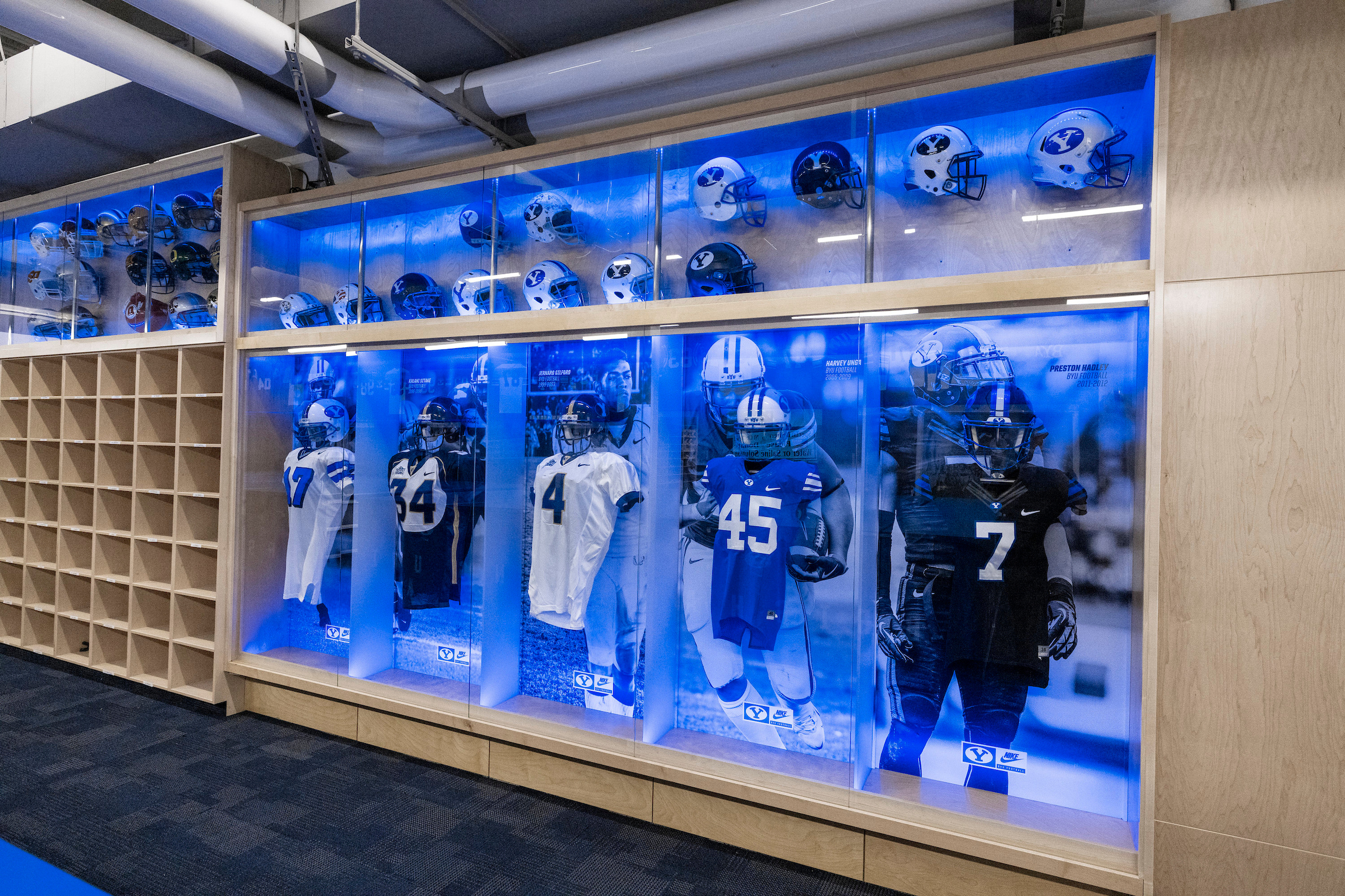 BYU football locker room revealed