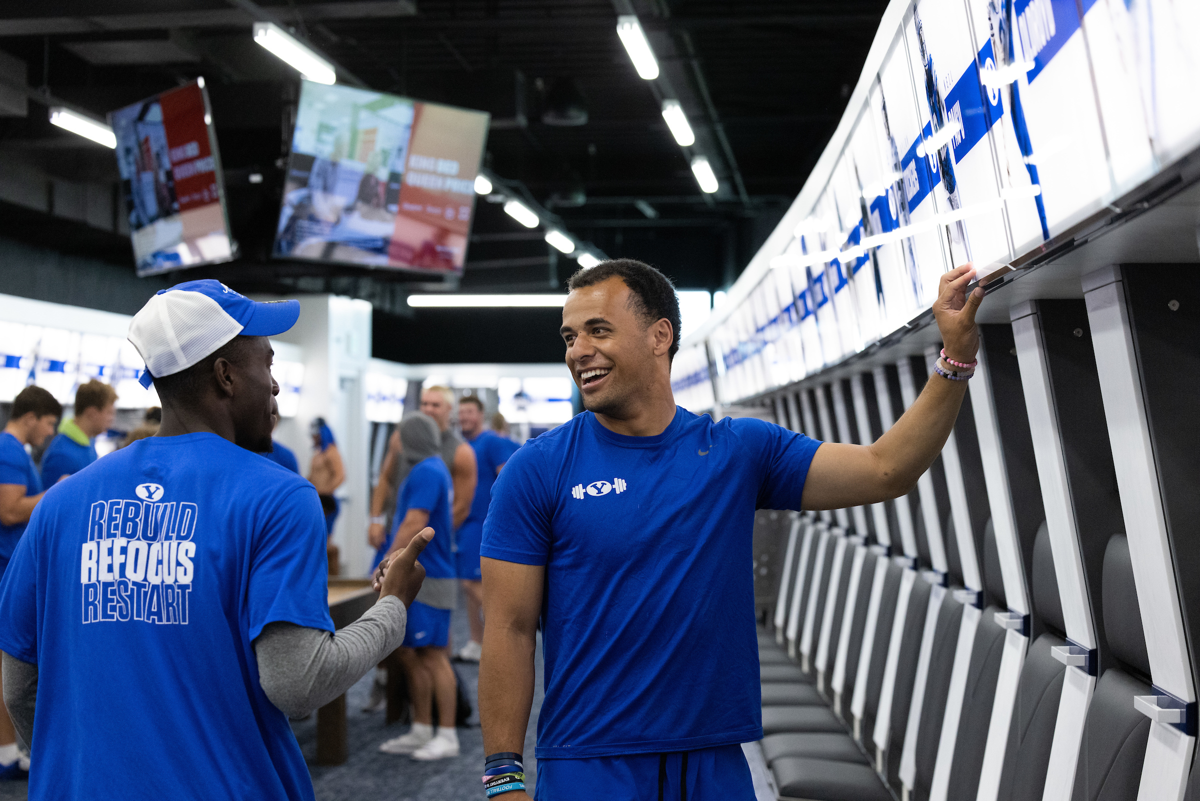 BYU football locker room revealed