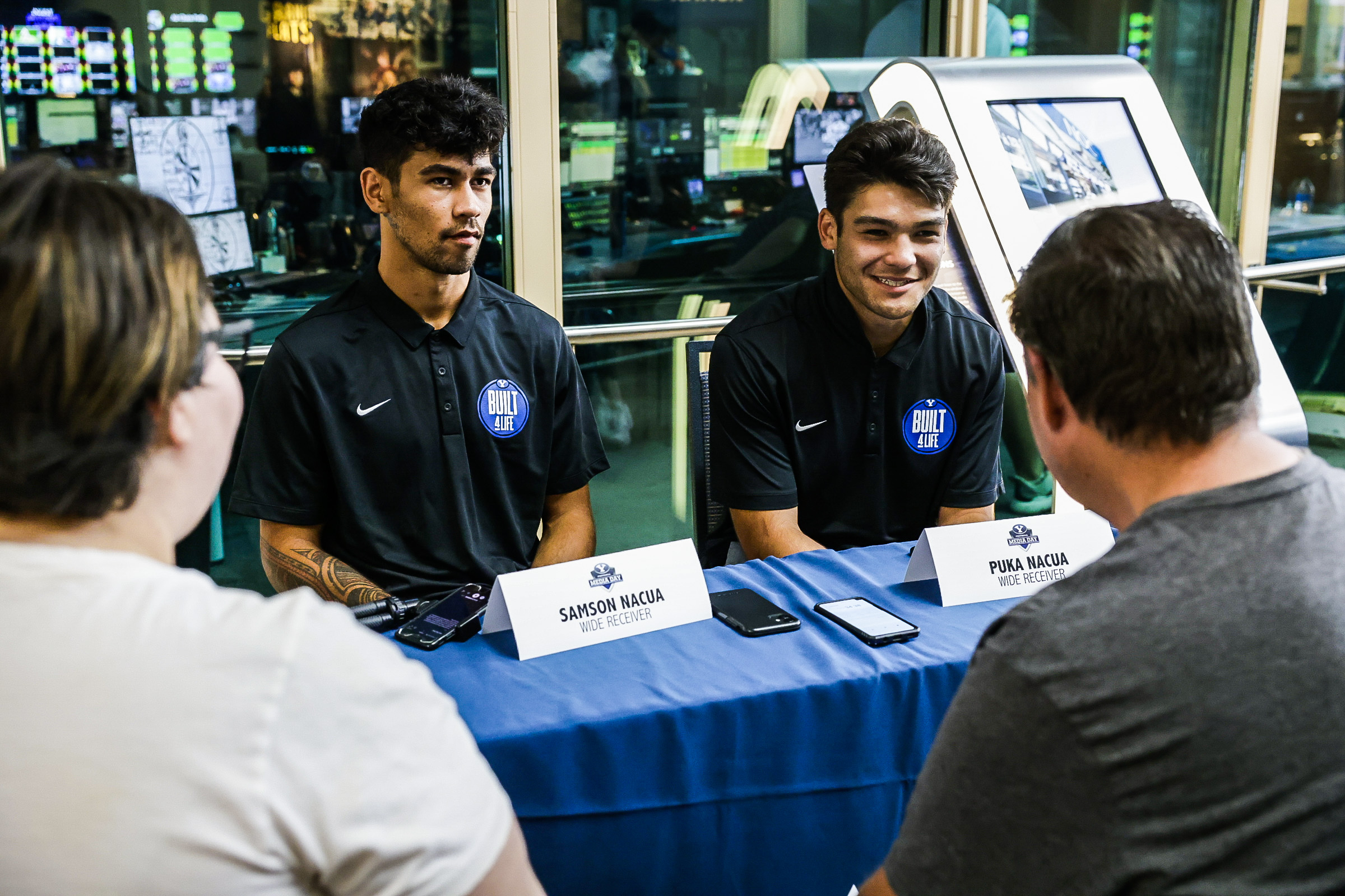 BYU football 2021 media day - Samson & Puka Nacua interview