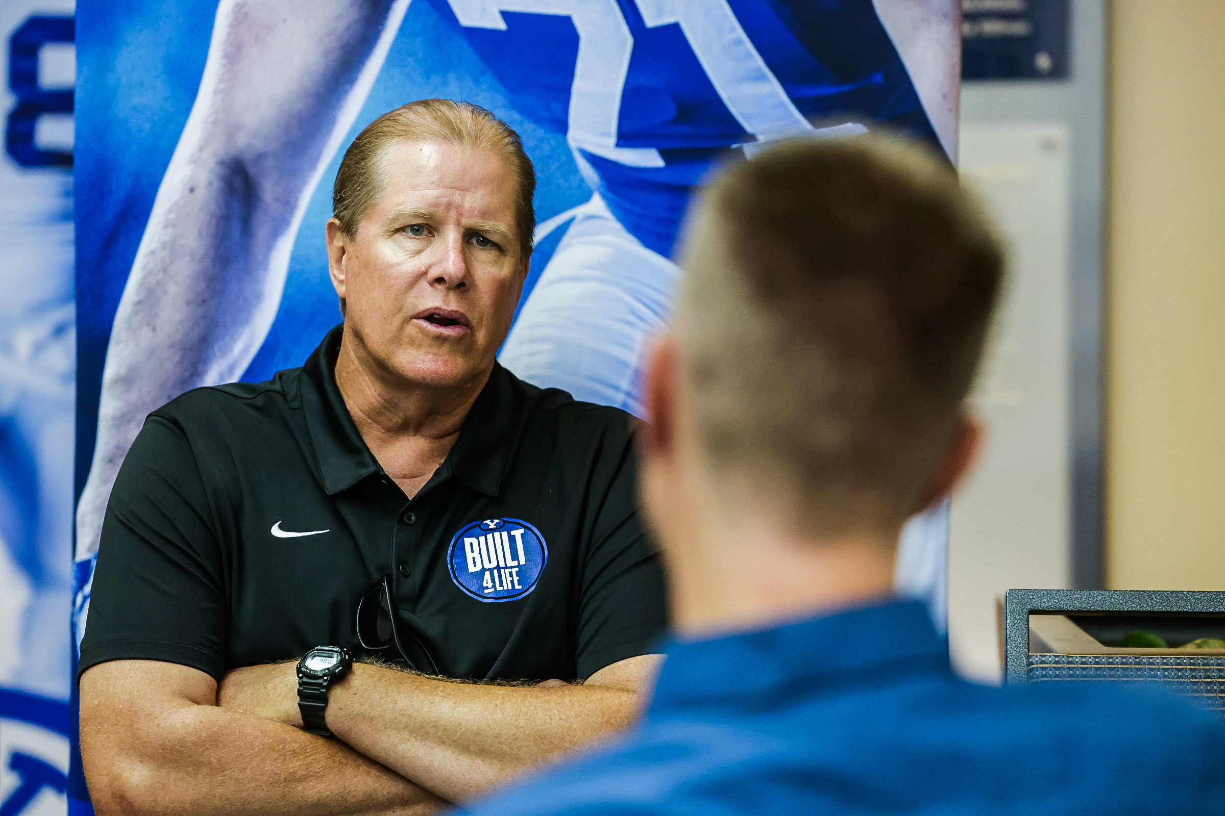 BYU football 2021 media day - Darrell Funk interview