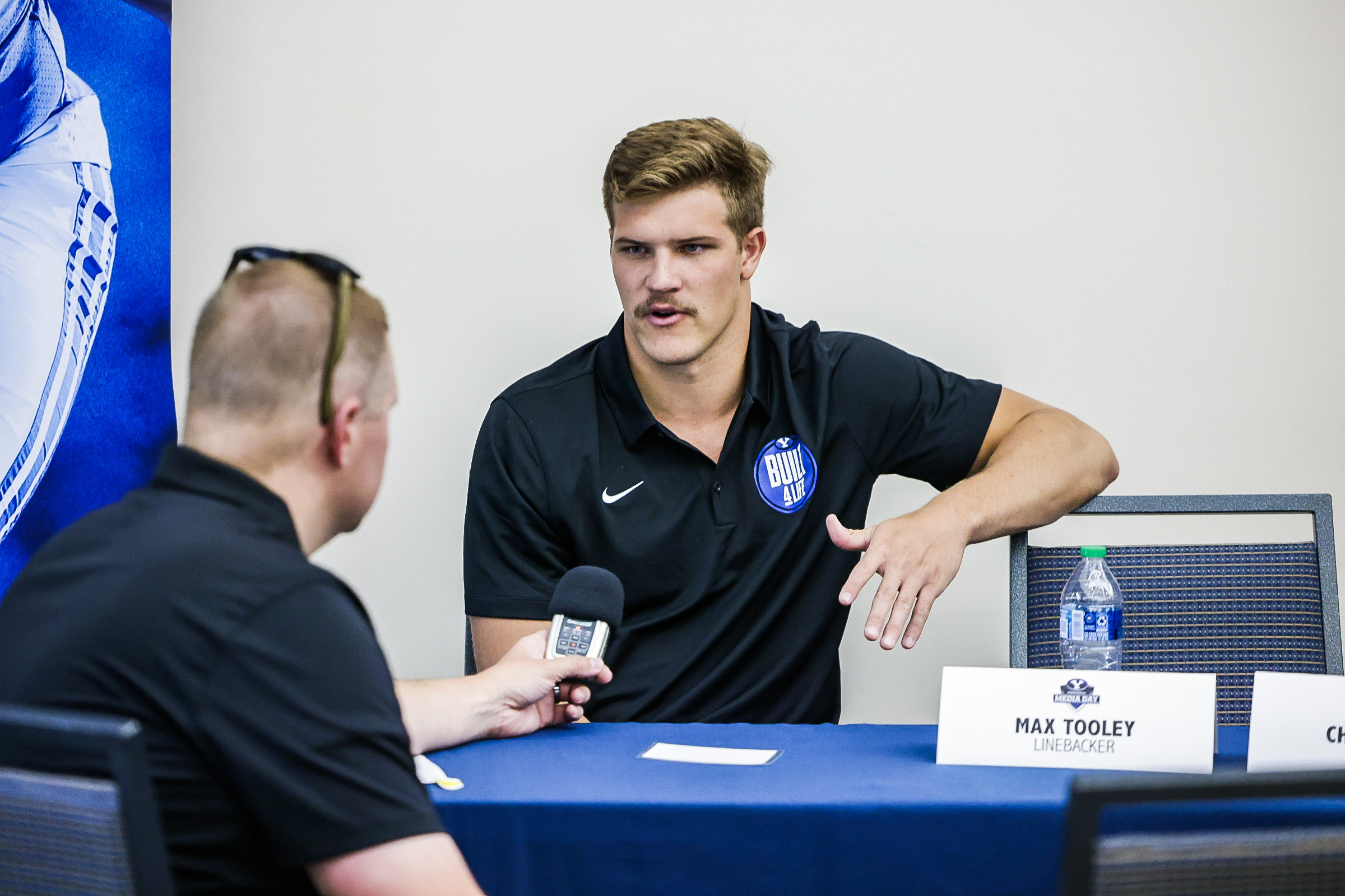 BYU football 2021 media day - Max Tooley interview