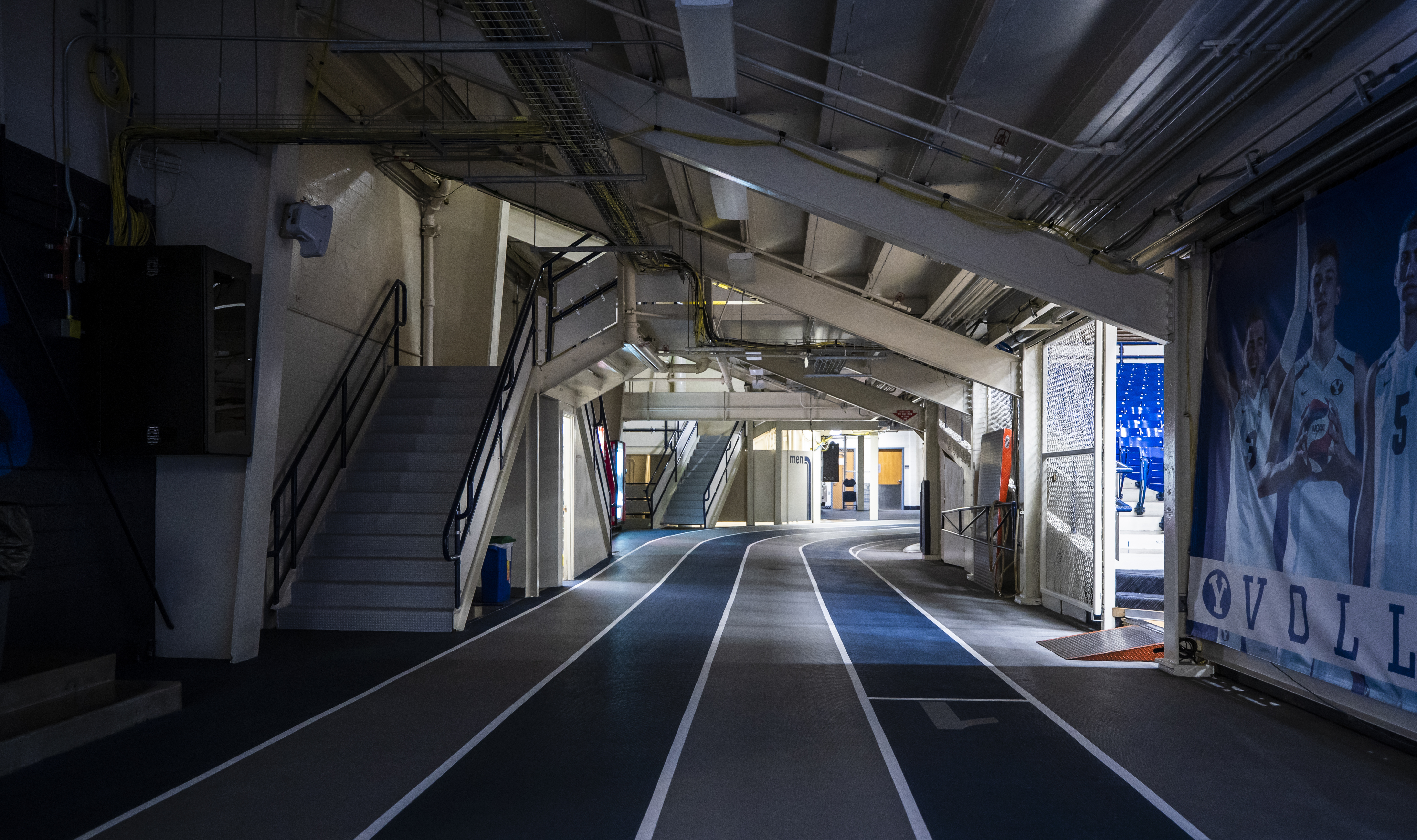 Track inside smith fieldhouse