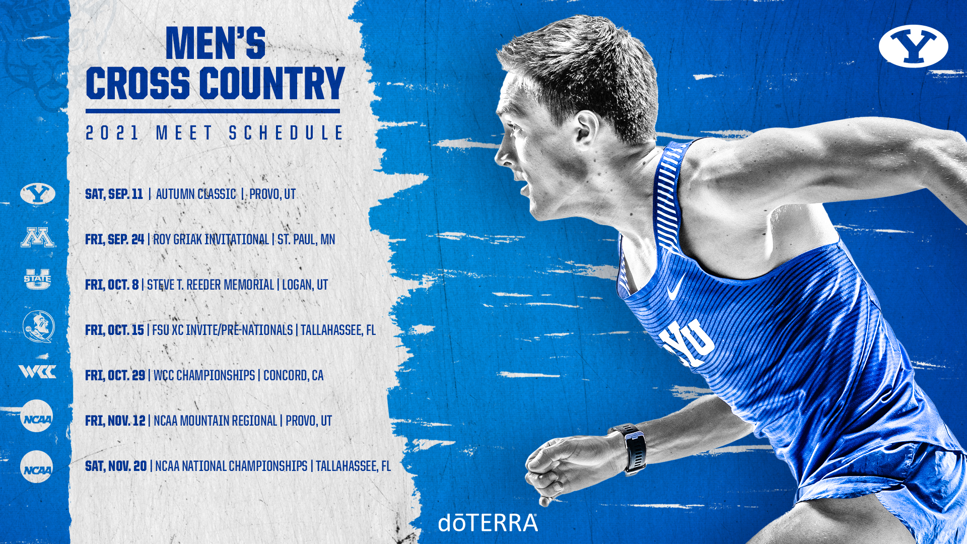 BYU men's cross country 2021 schedule