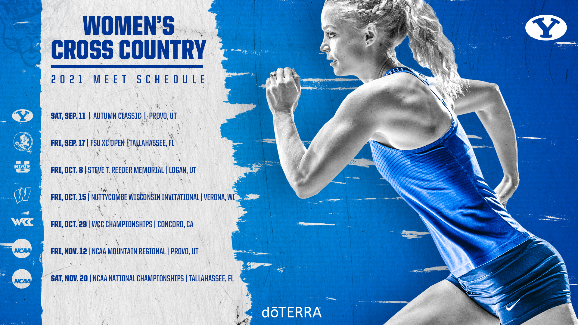 BYU women's cross country 2021 schedule