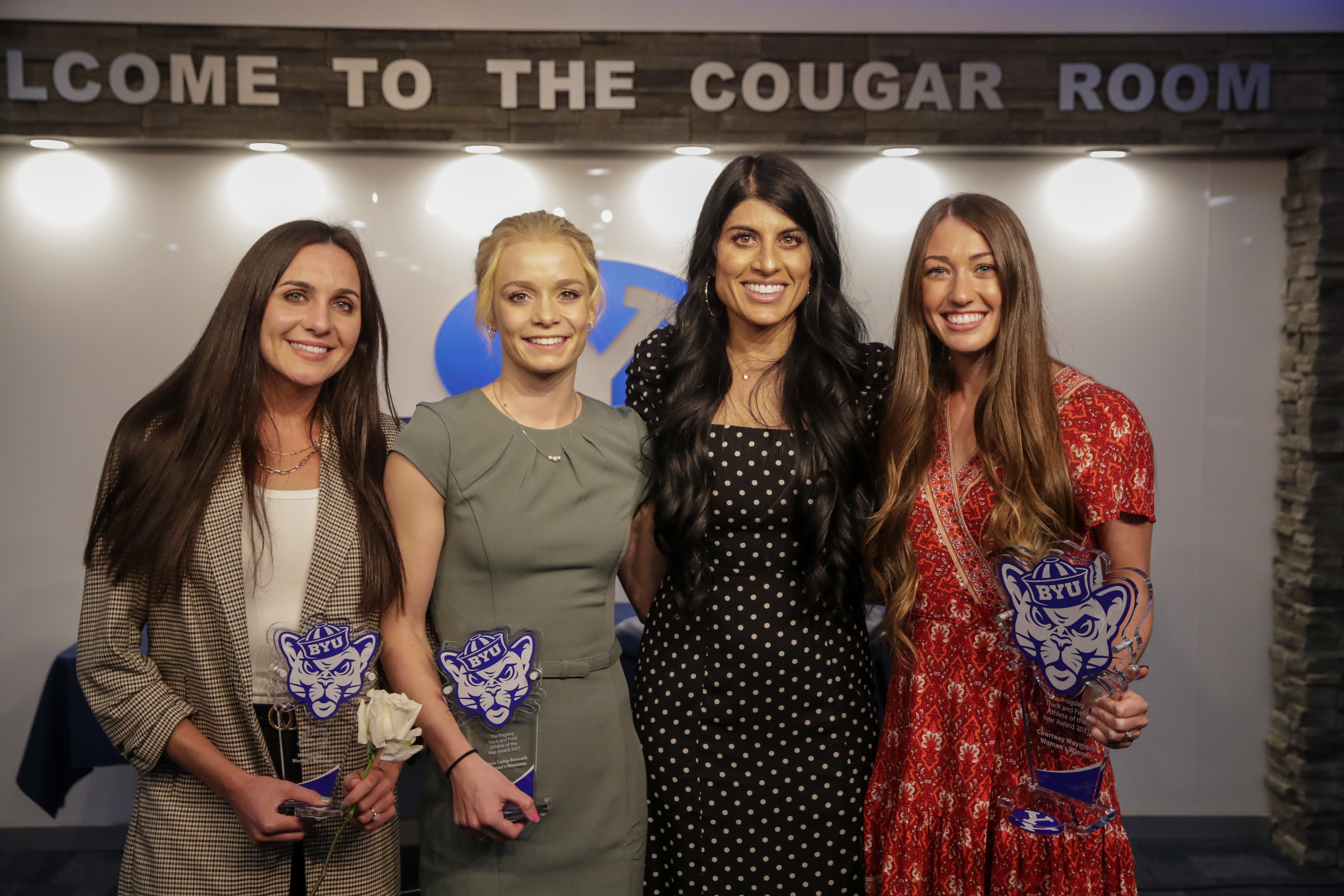 2021 Women's Pugsley Award nominees with coach Diljeet Taylor.