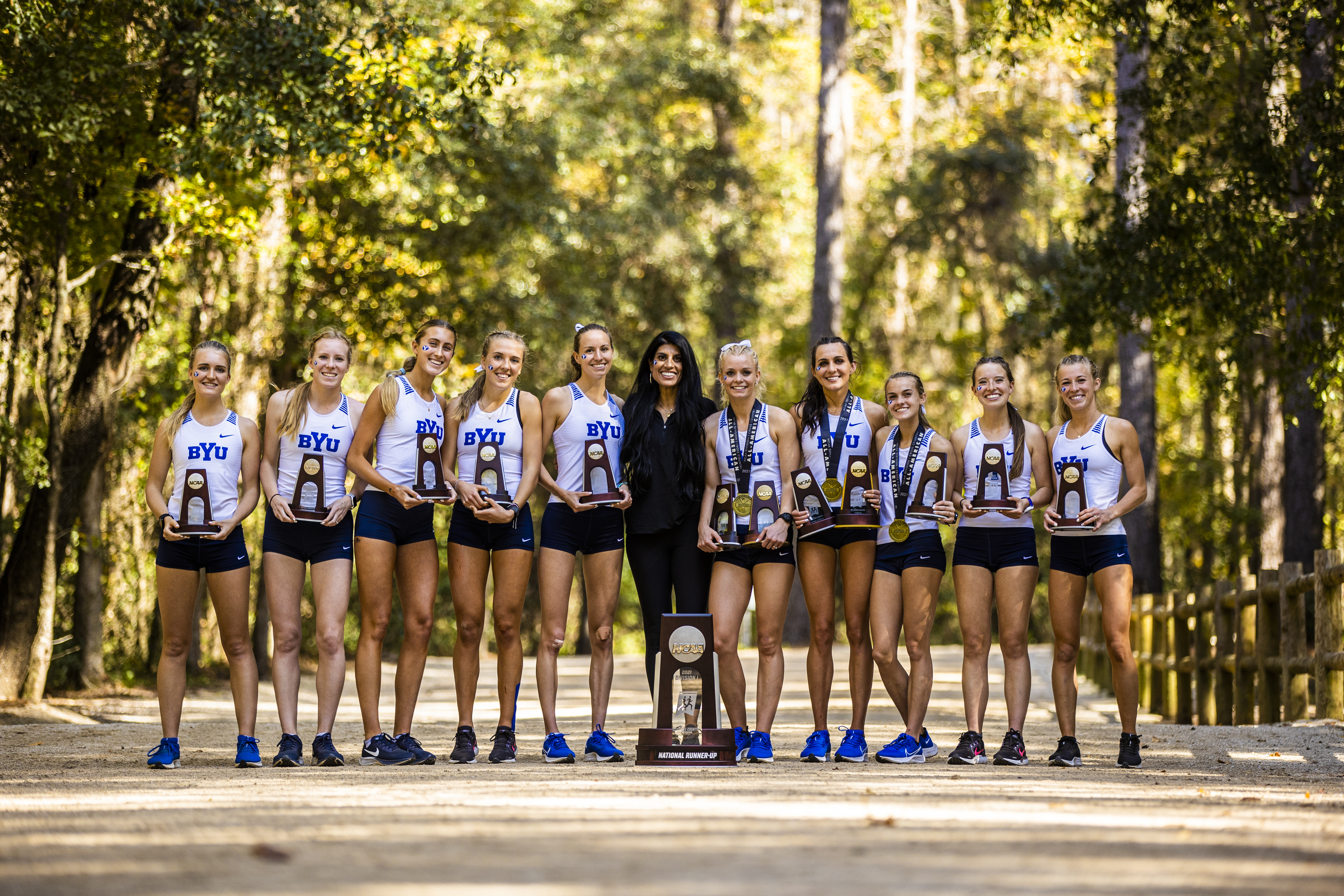 BYU WXC 2021 NCAA XC Runner-Up Team Photo