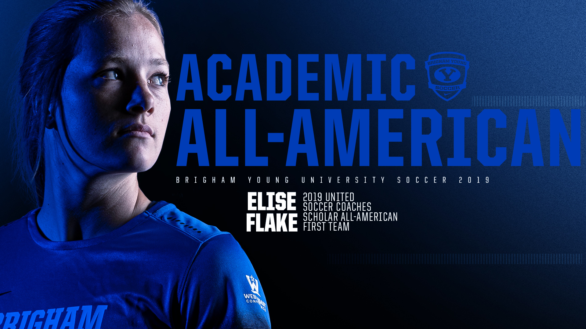 Elise Flake is a Scholar All-American.