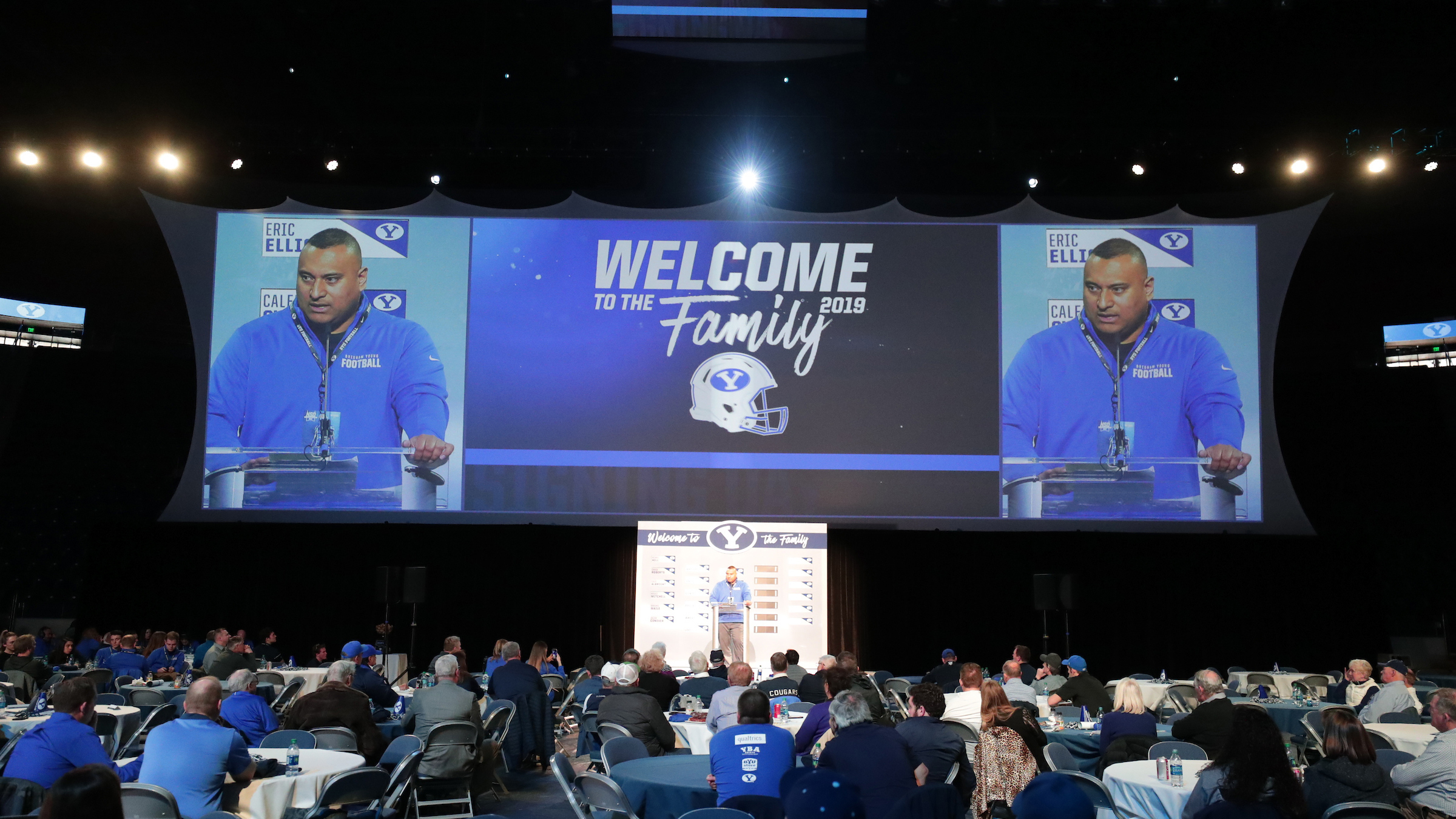 Kalani at Podium