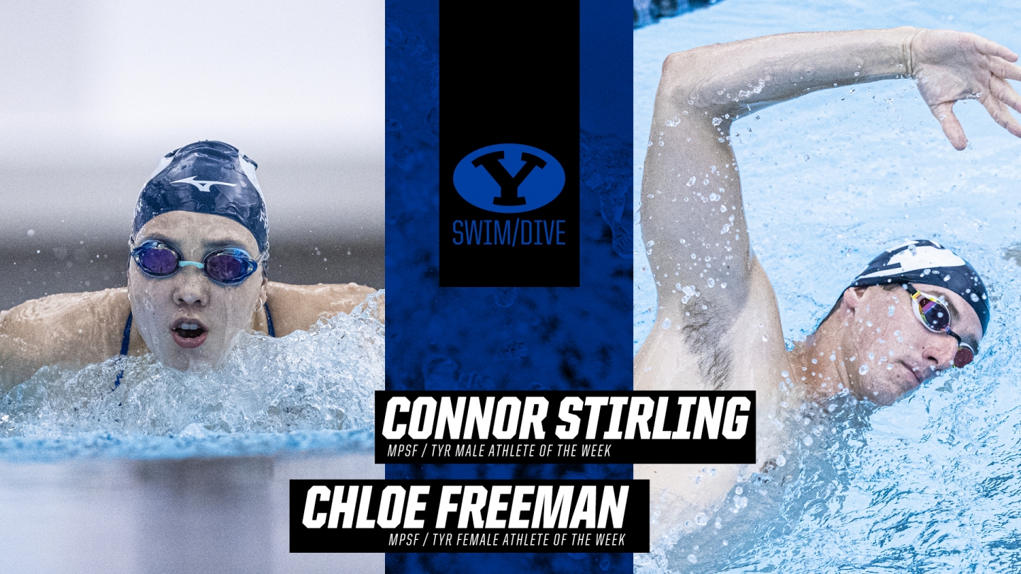 Stirling and Freeman win MPSF/TYR Athlete of the Week