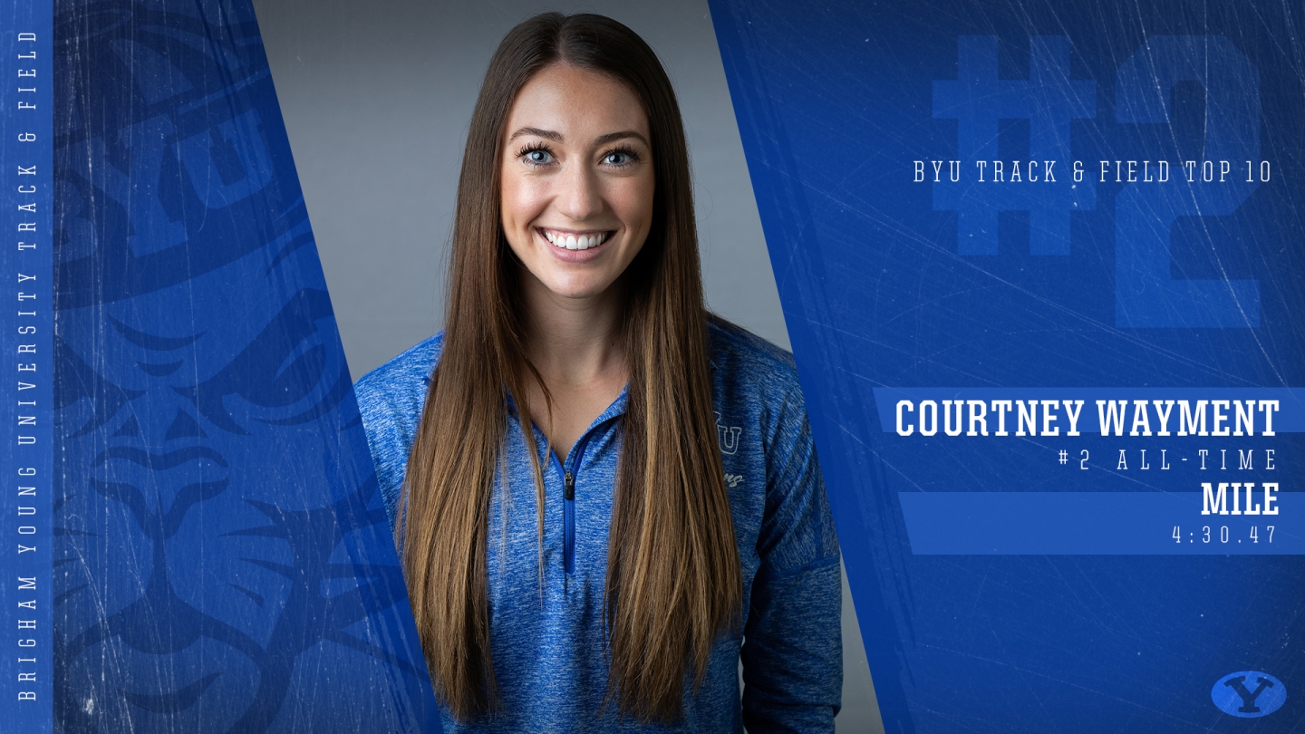 Courtney Wayment - BYU Top 10 Graphic
