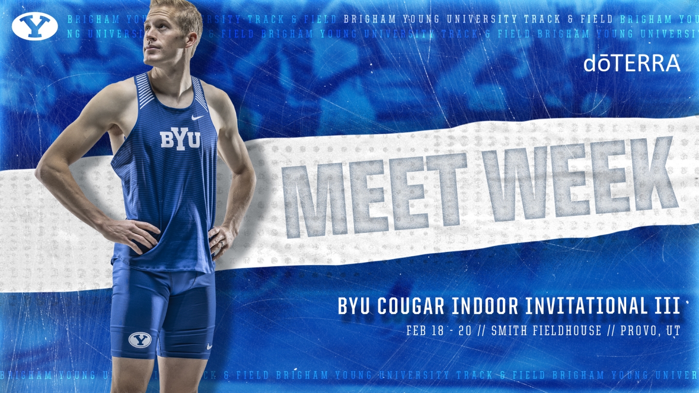 BYU Cougar Indoor Invitational III - Graphic