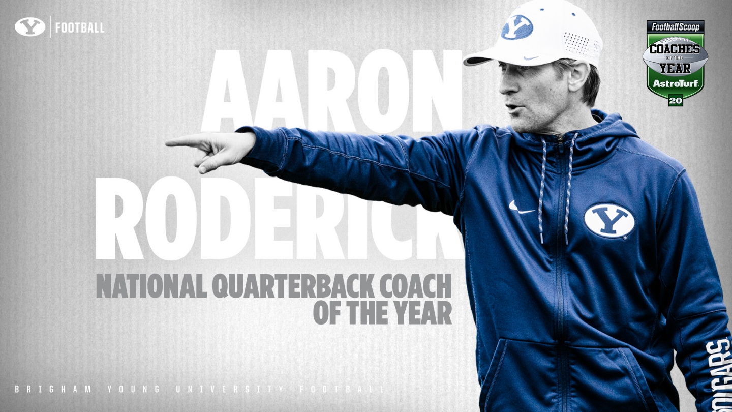 Roderick named National QB Coach of the Year