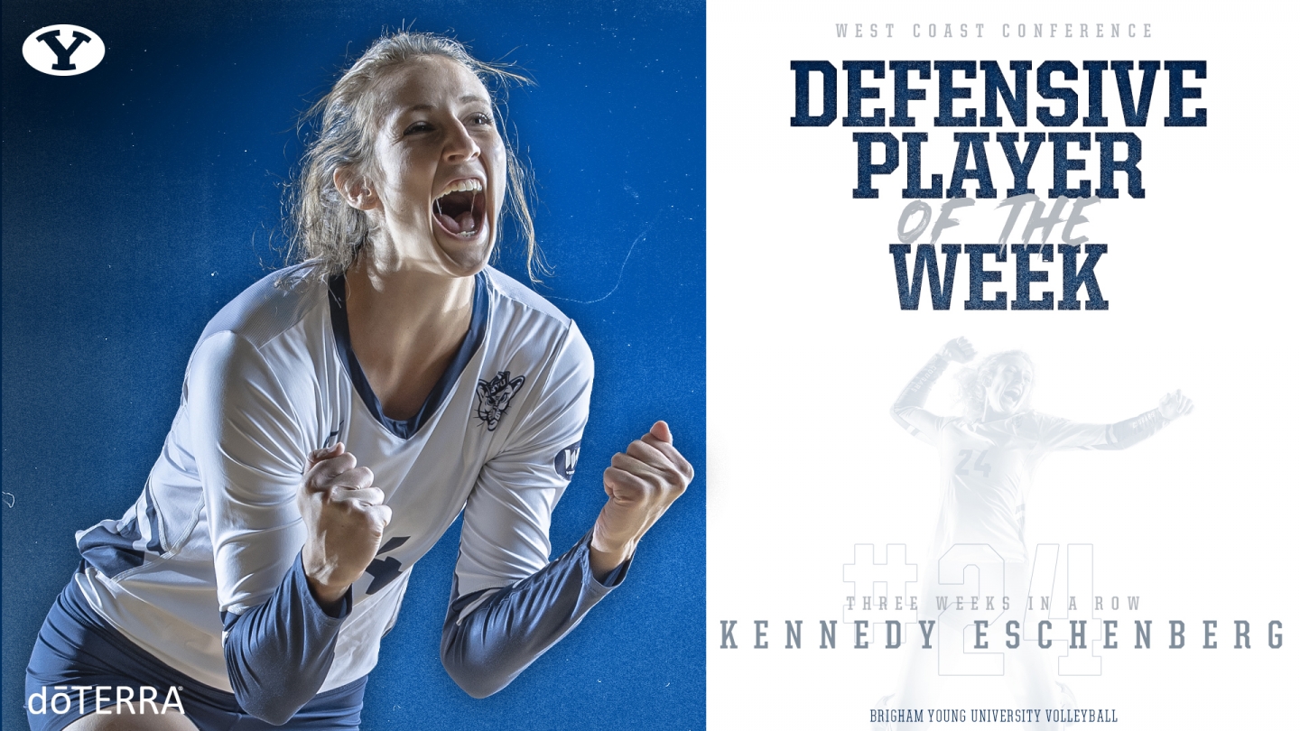 Kennedy Eschenberg - Defensive Player of the Week Graphic