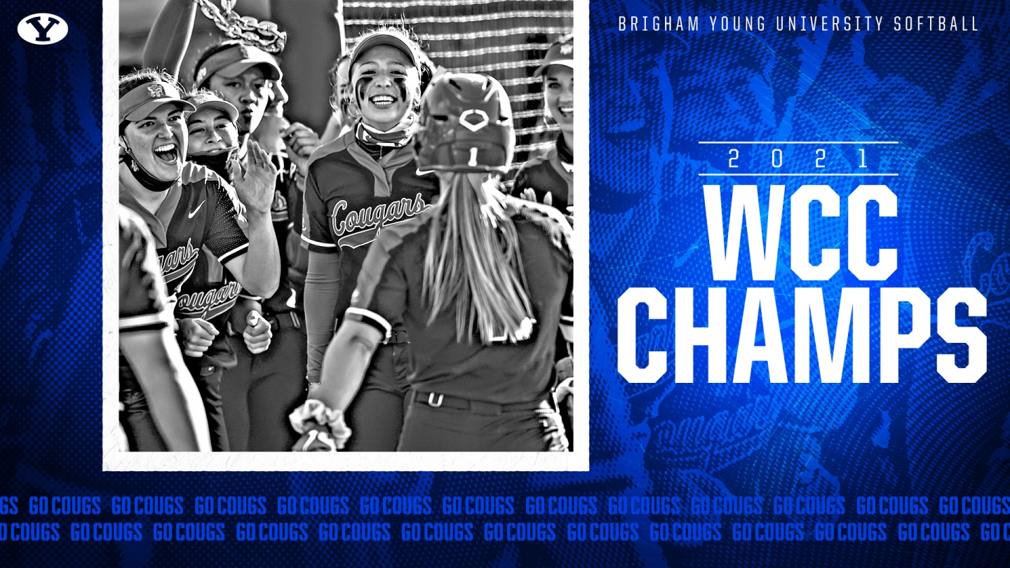 BYU softball 2021 WCC champions