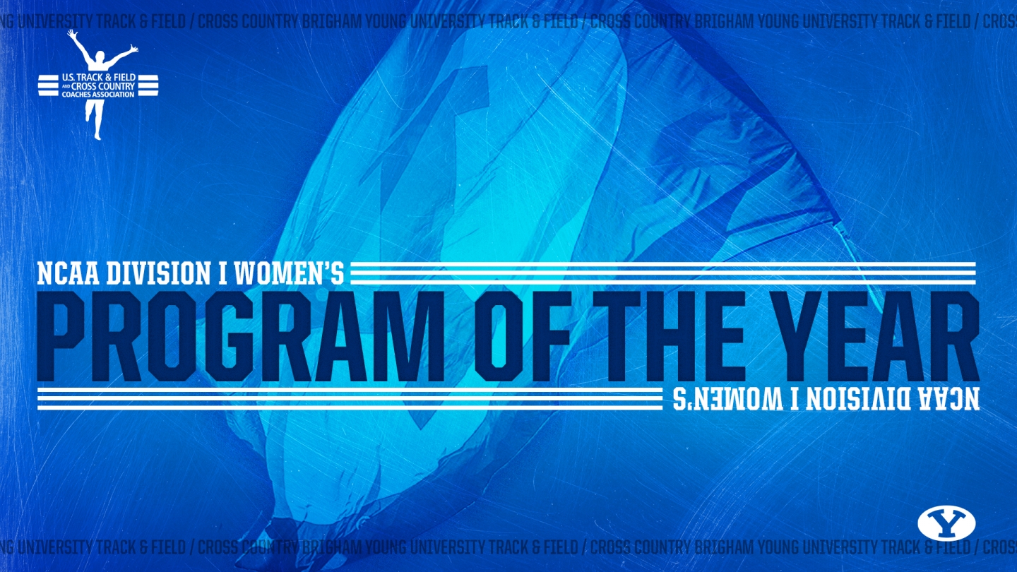 BYU women named USTFCCCA Program of the Year - graphic