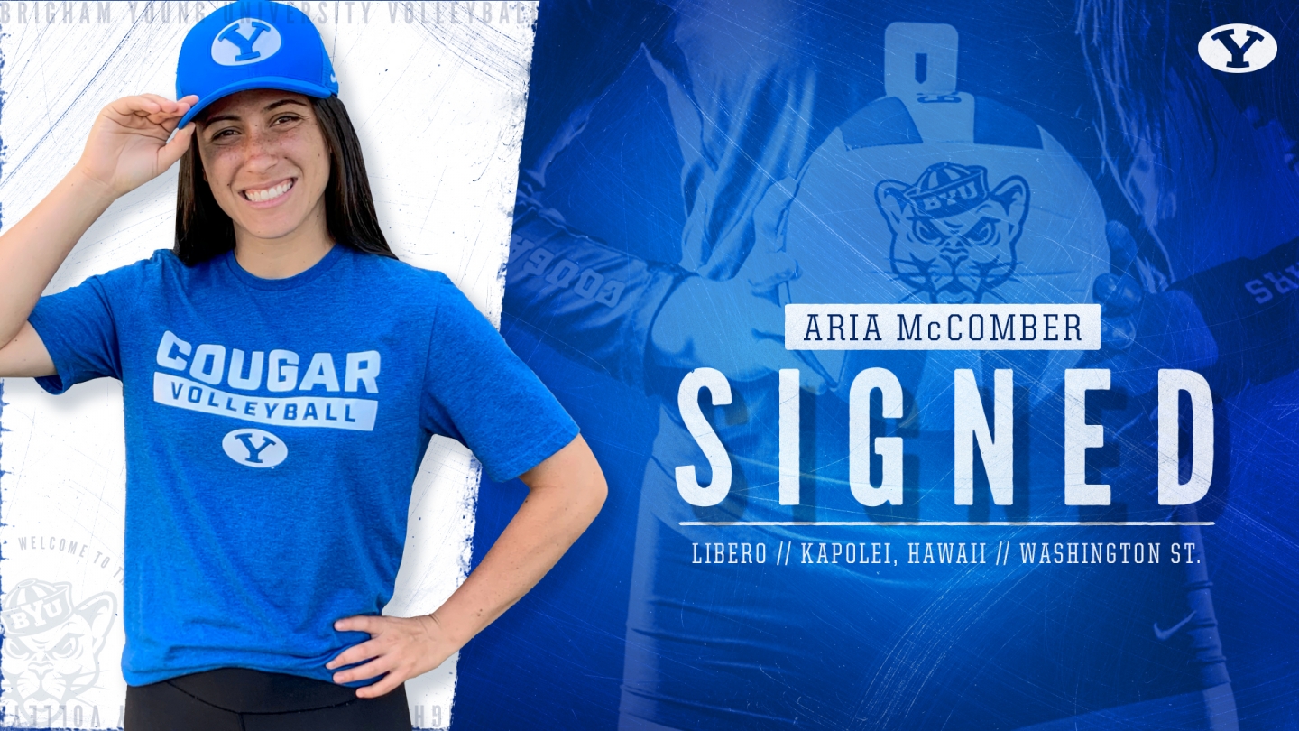 Aria McComber - Signing Graphic