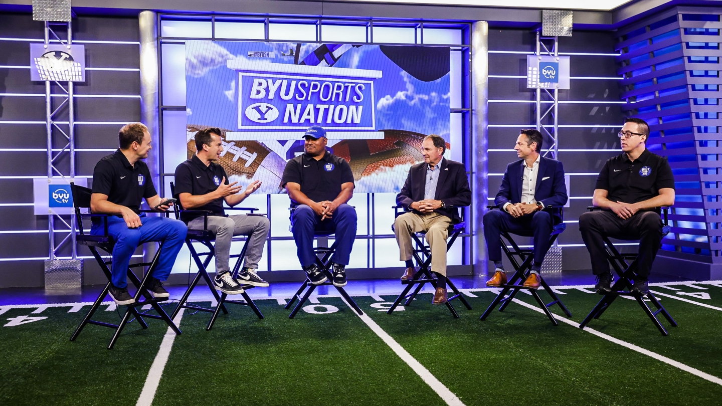 BYU football 2021 media day - BYU sports nation Built4life 