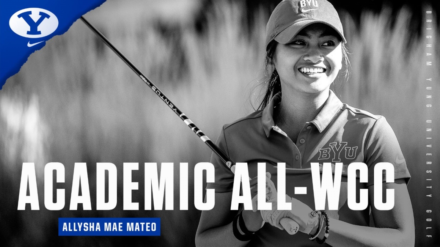 2021 BYU W Golf Allysha Mae Mateo Academic All-WCC