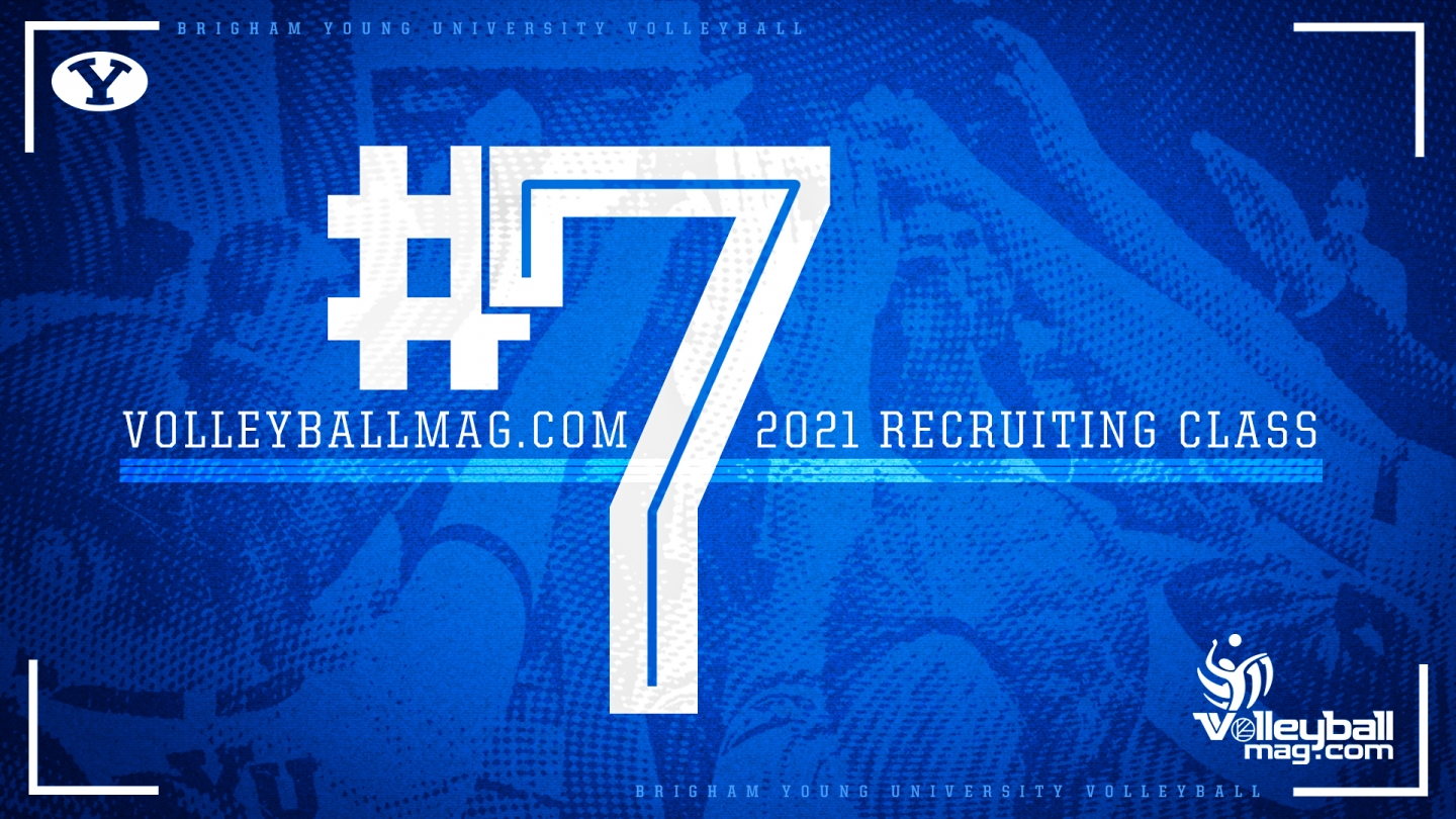 BYU 2021 recruiting class ranked No. 7 by volleyballmag.com - graphic