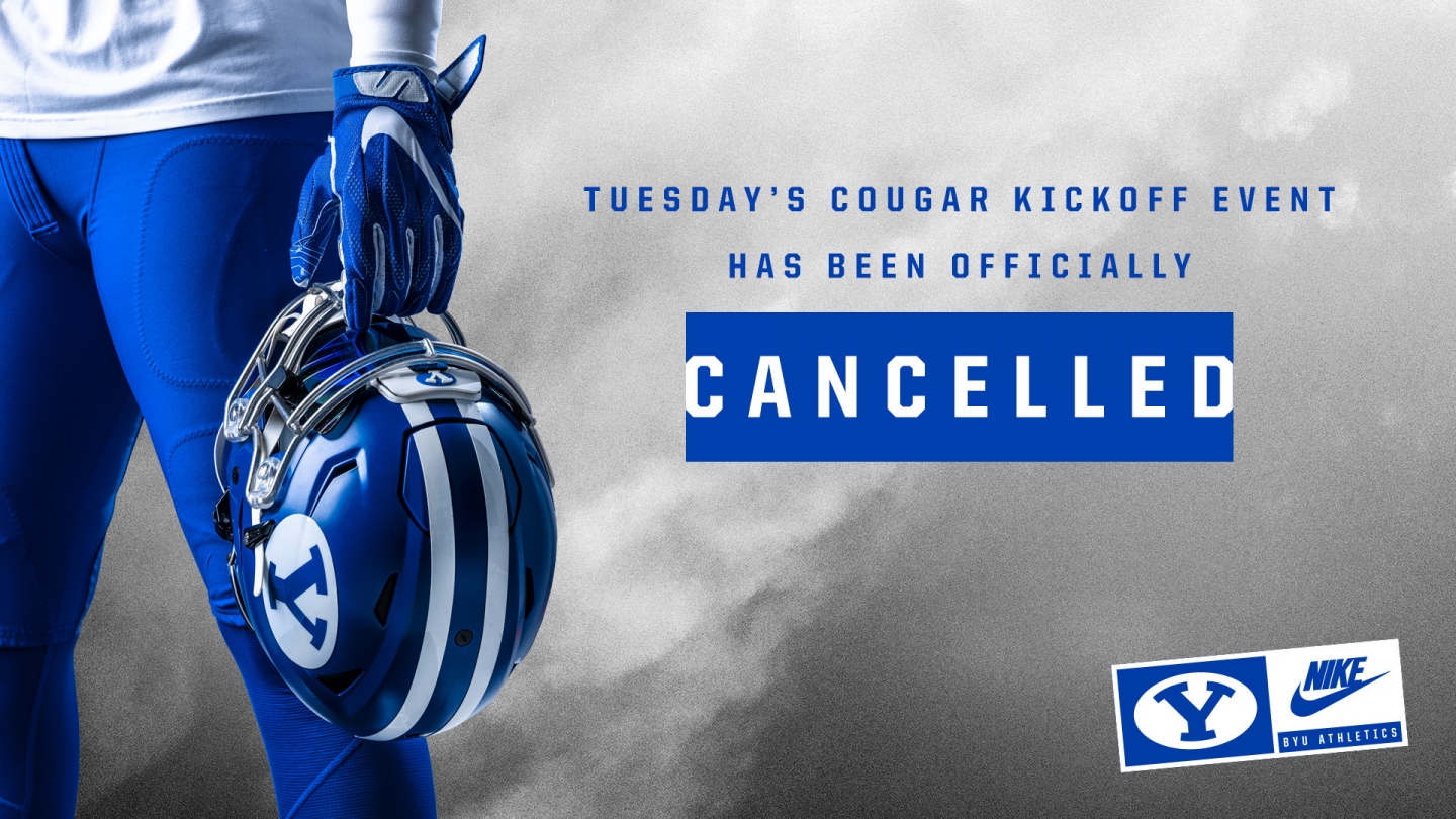 Cougar Kickoff Cancelled Graphic