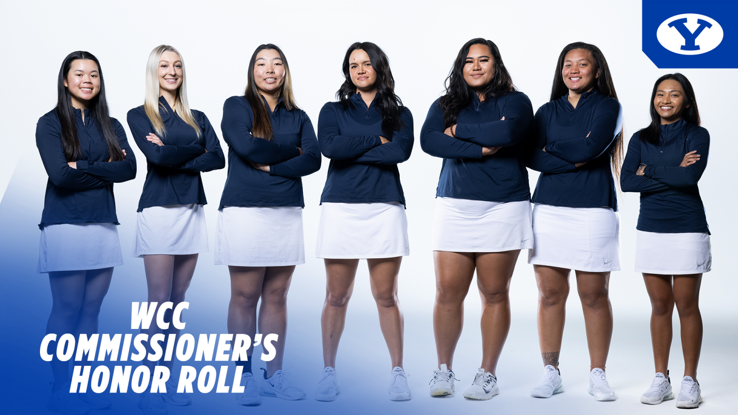 Three BYU women's golfers named to the WCC Commissioner’s Honor Roll