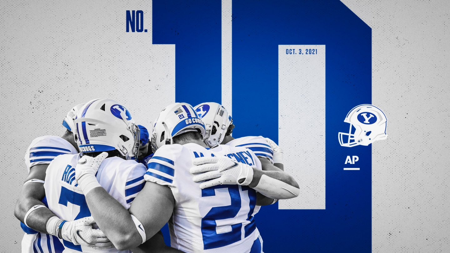 BYU ranked at No. 10