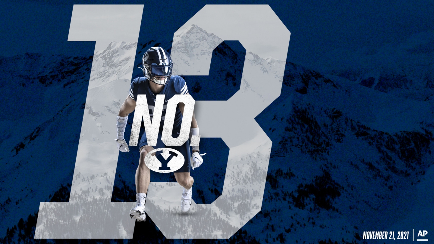 BYU ranked 13 in AP. 