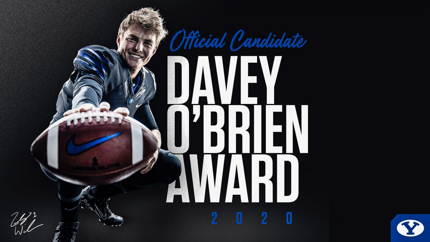 Zach Wilson named official candidate for Davey O'Brien Award