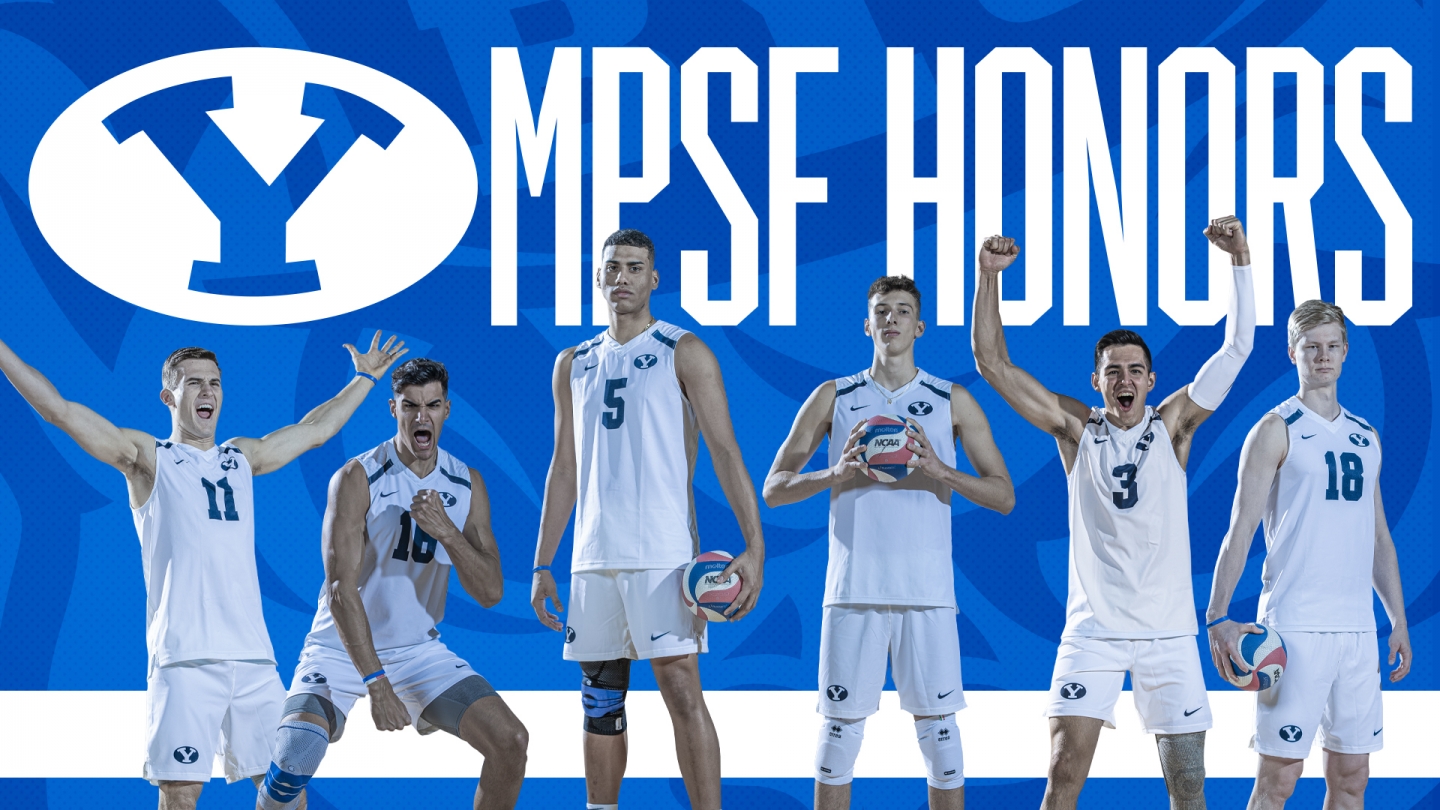 Six BYU men's volleyball players claimed 2020 All-MSPF Honors