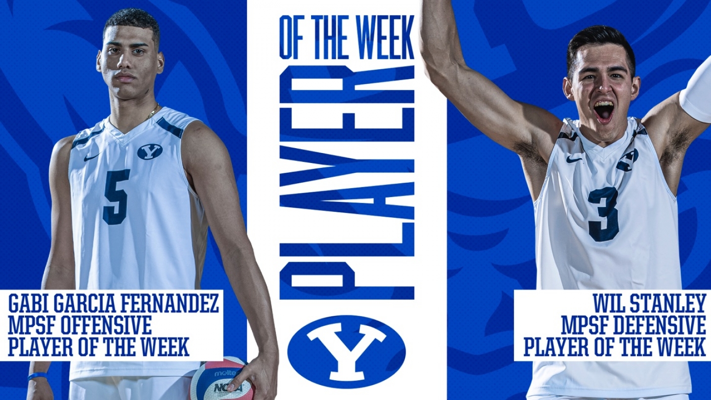 Gabi Garcia Fernandez and Wil Stanley graphic for MPSF player of the week