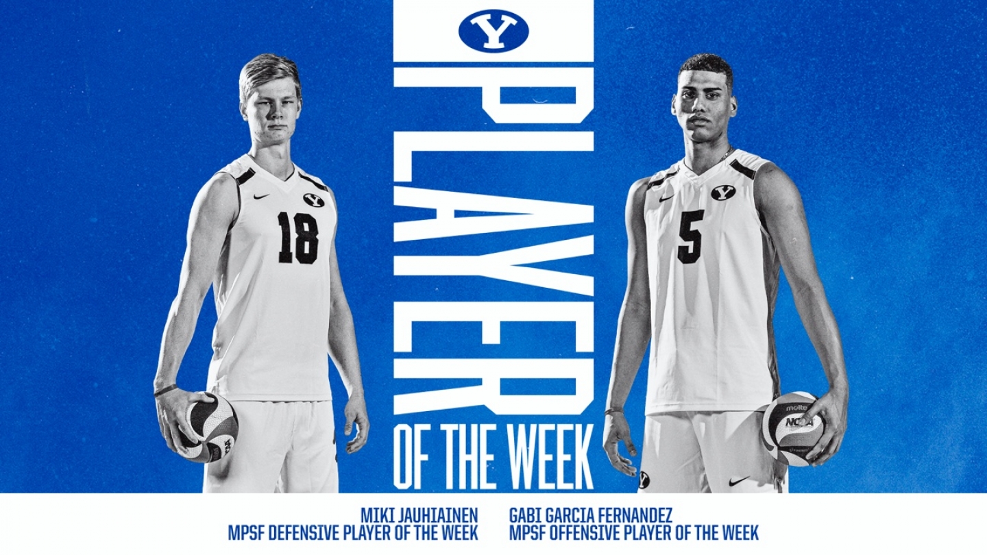 Miki Jauhiainen and Gabi Garcia Fernandez both receive MPSF Player of the Week recognition - graphic