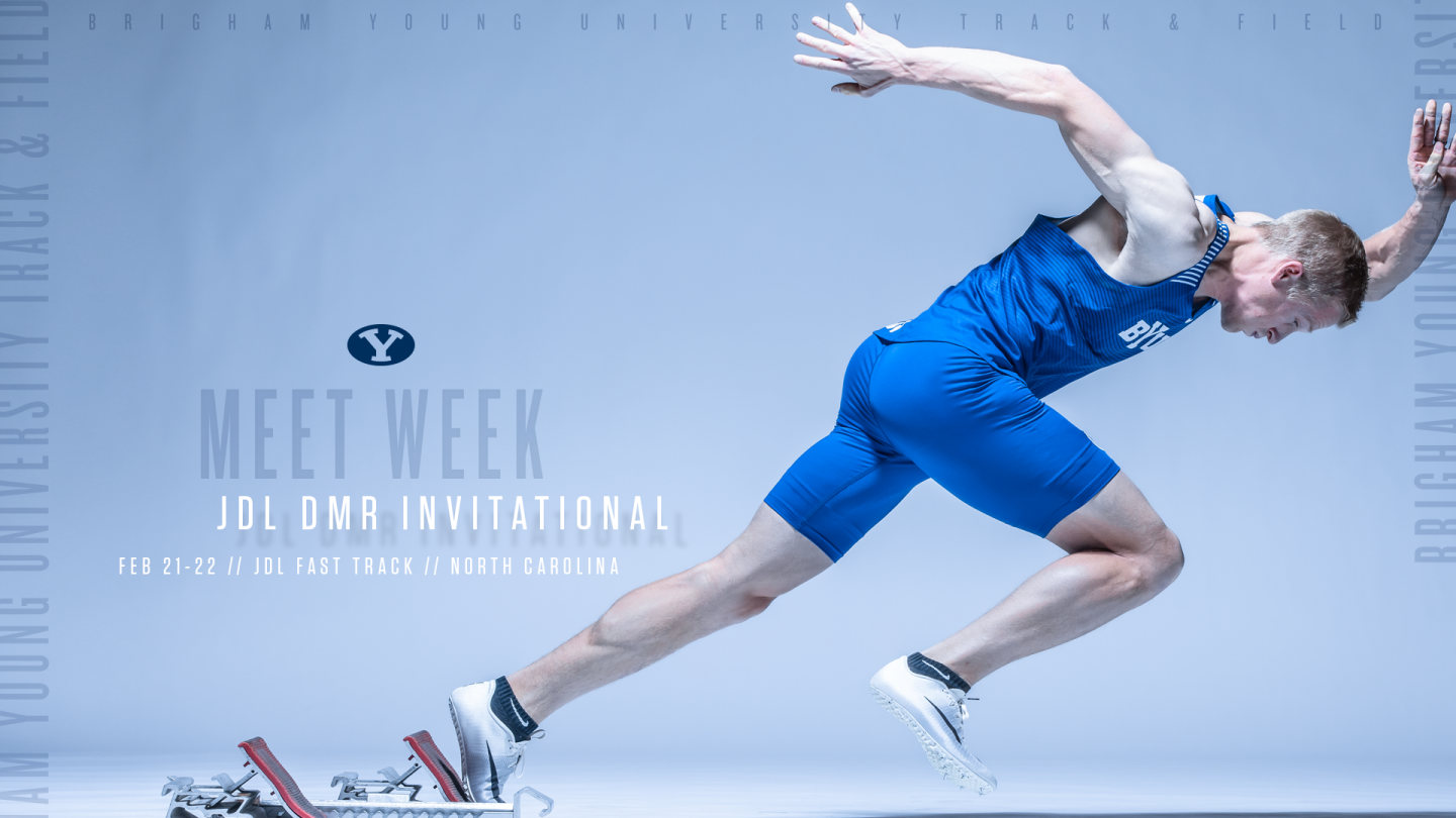 Michael Bluth sprinting with meet week graphic