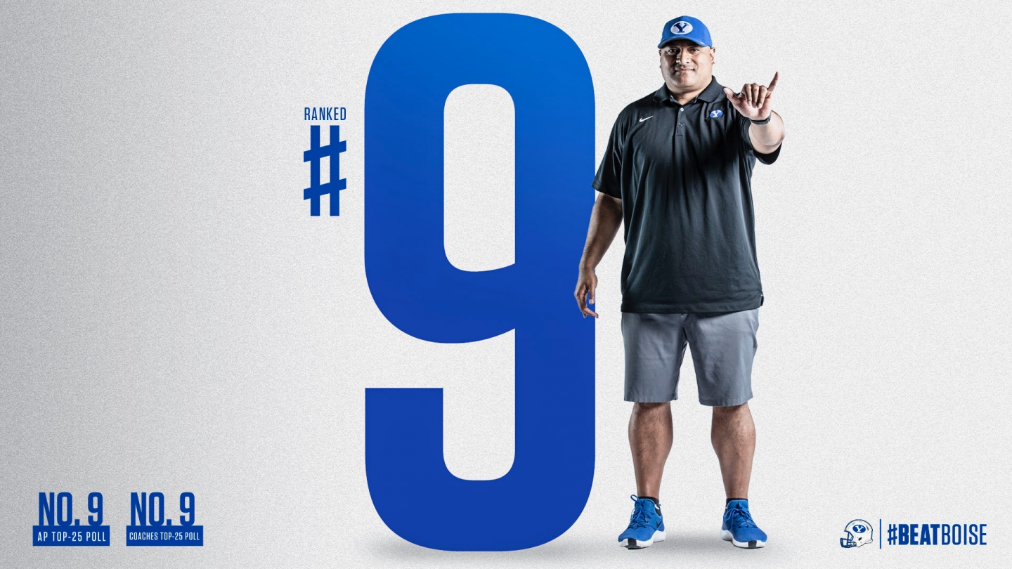 BYU ranked No. 9